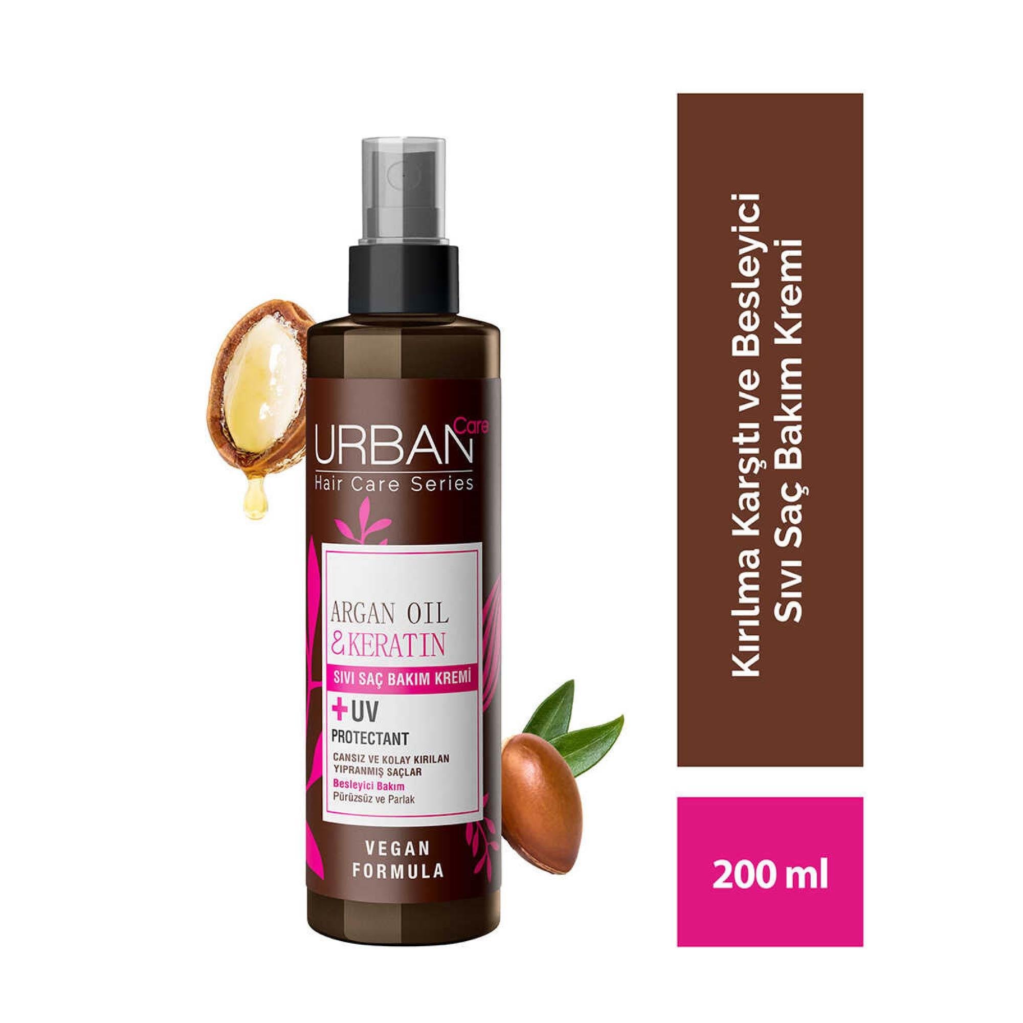 Urban Care Sıvı Saç Bakım Kremi Argan Oil & Keratin 200 ml