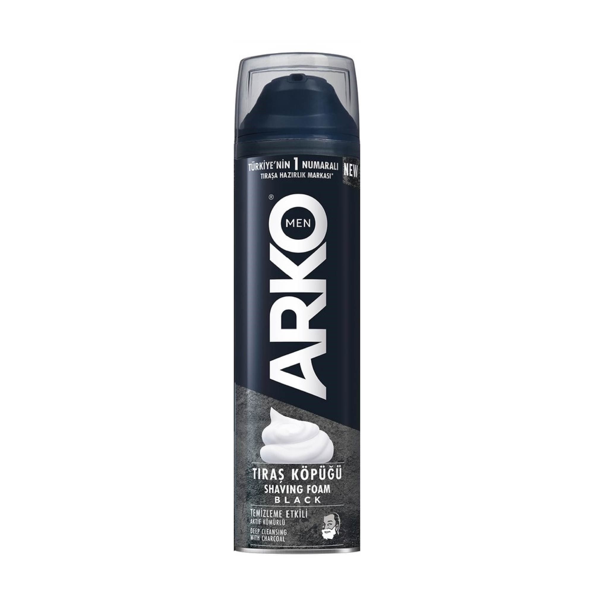 Arko Black Shaving Foam Aktif Kömür Tıraş Köpüğü 200ml