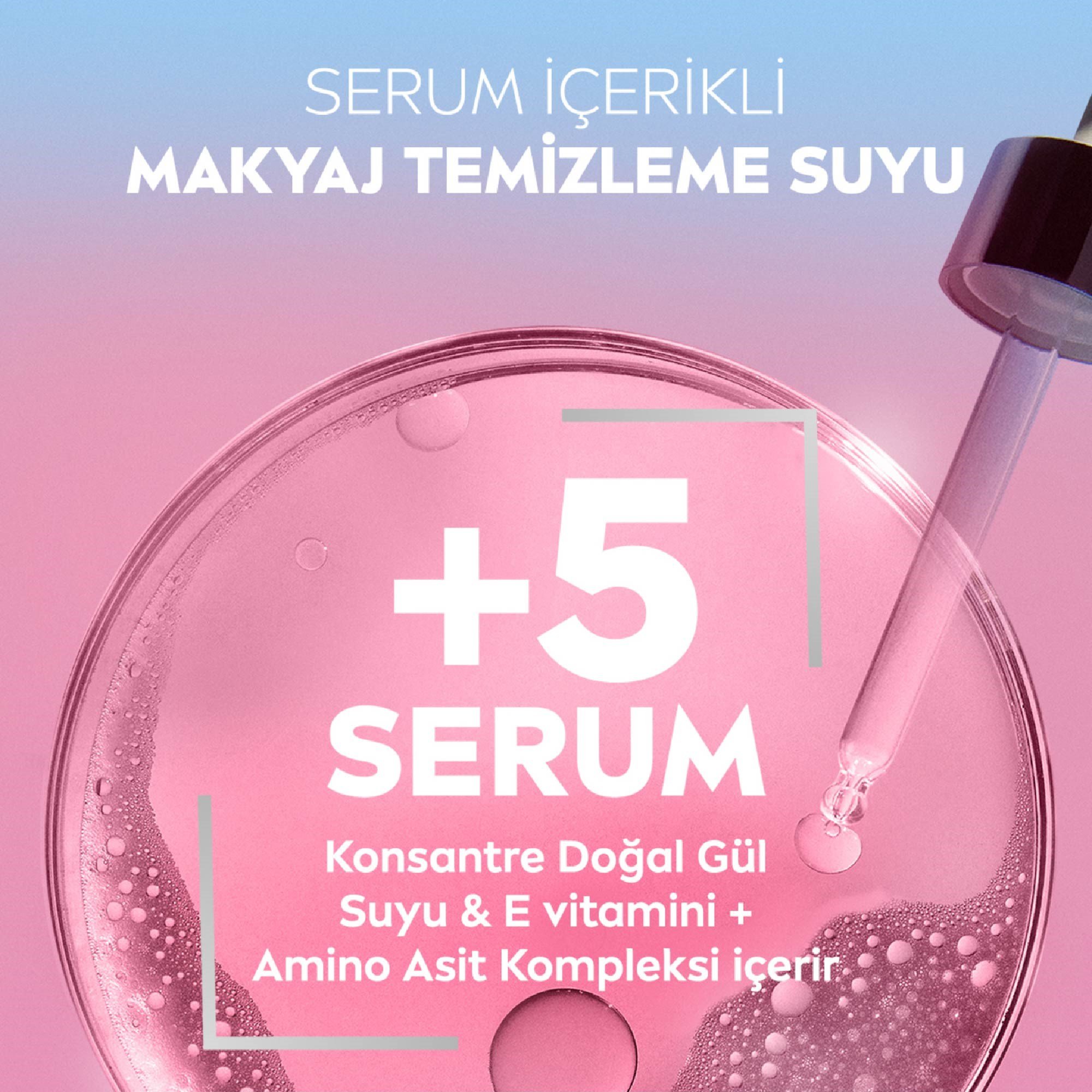 Nivea Aqua Rose Çift Fazlı Yüz Temizleme Suyu 400 Ml