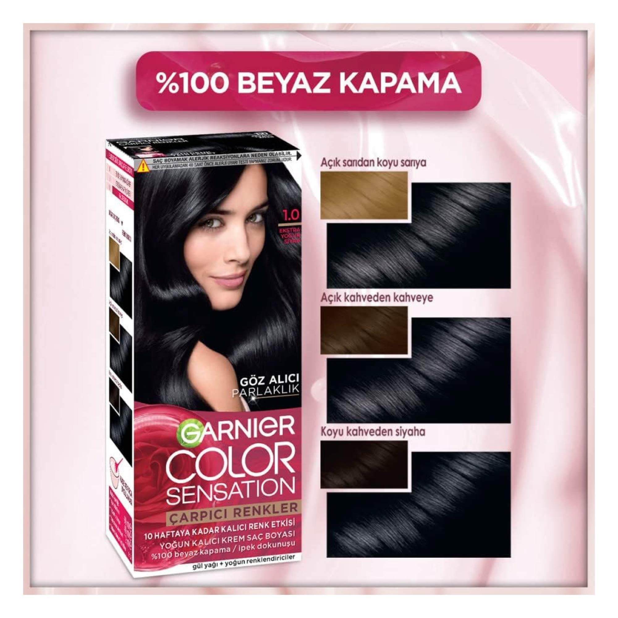 Garnier Çarpıcı Renkler 1.0 Eksta Yoğun Siyah 