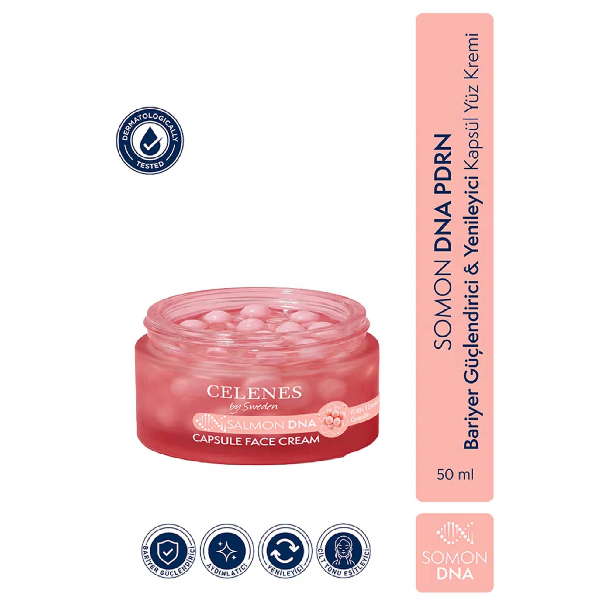Celenes Somon DNA Jel Kapsül Yüz Kremi 50 ml