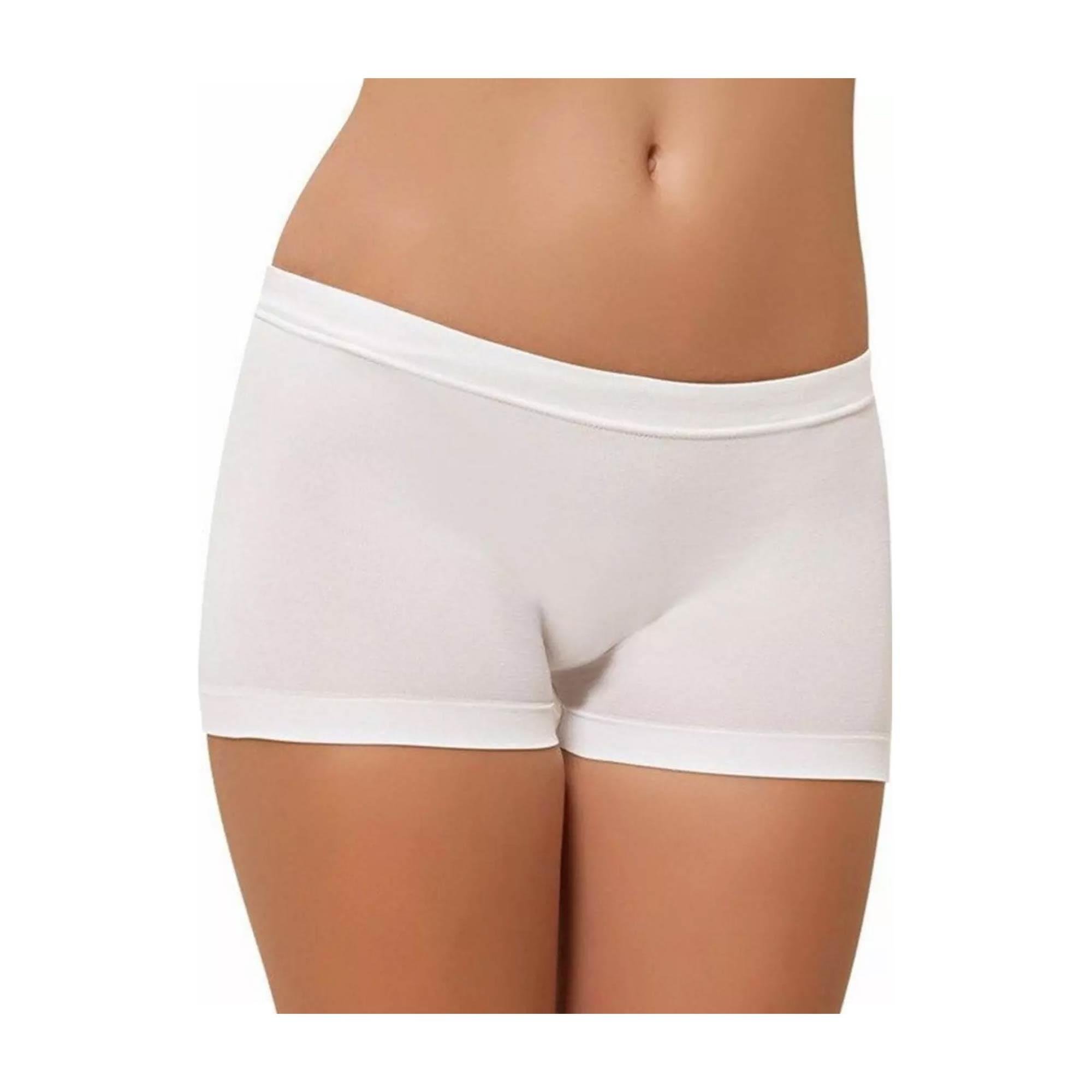 NBB Kadın Dikişsiz Şort Beyaz Small 2008