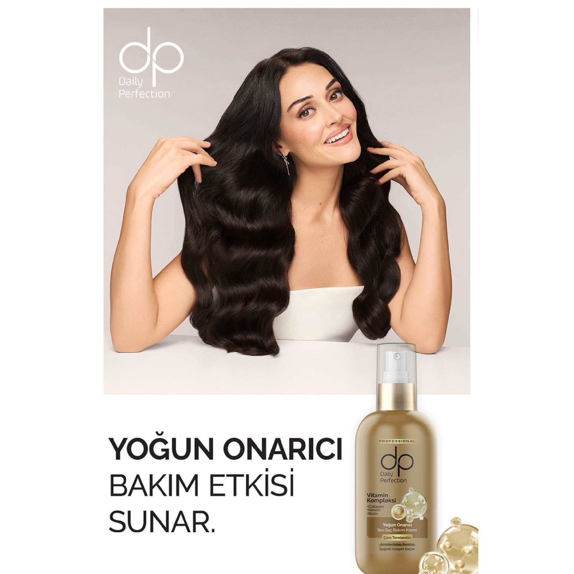 Dp Durulanmayan Yoğun Onarıcı Sıvı Saç Kremi Çam Terebentin 200 ml