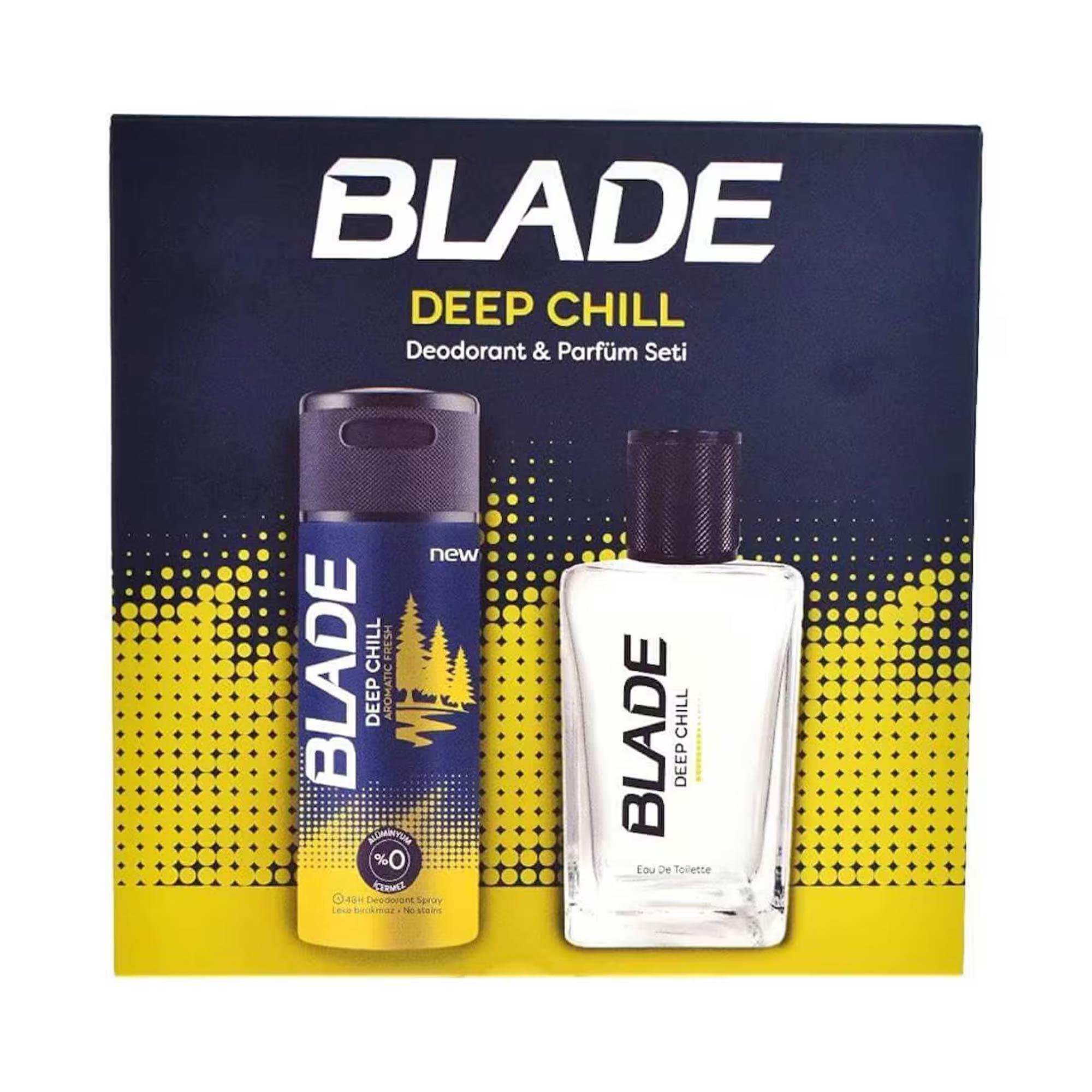 Blade Deep Chill Deodorant 150 ml & Parfüm 70 ml Set 