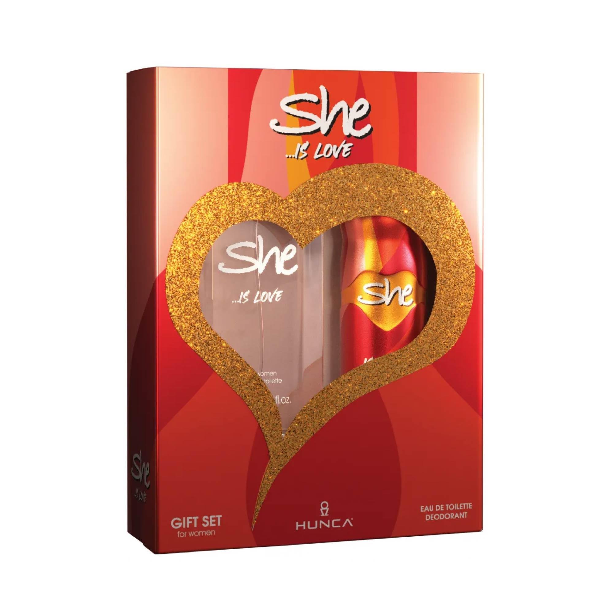 She Is Love Edt Parfüm 50 ml + Deodorant 150 ml Set Kadın