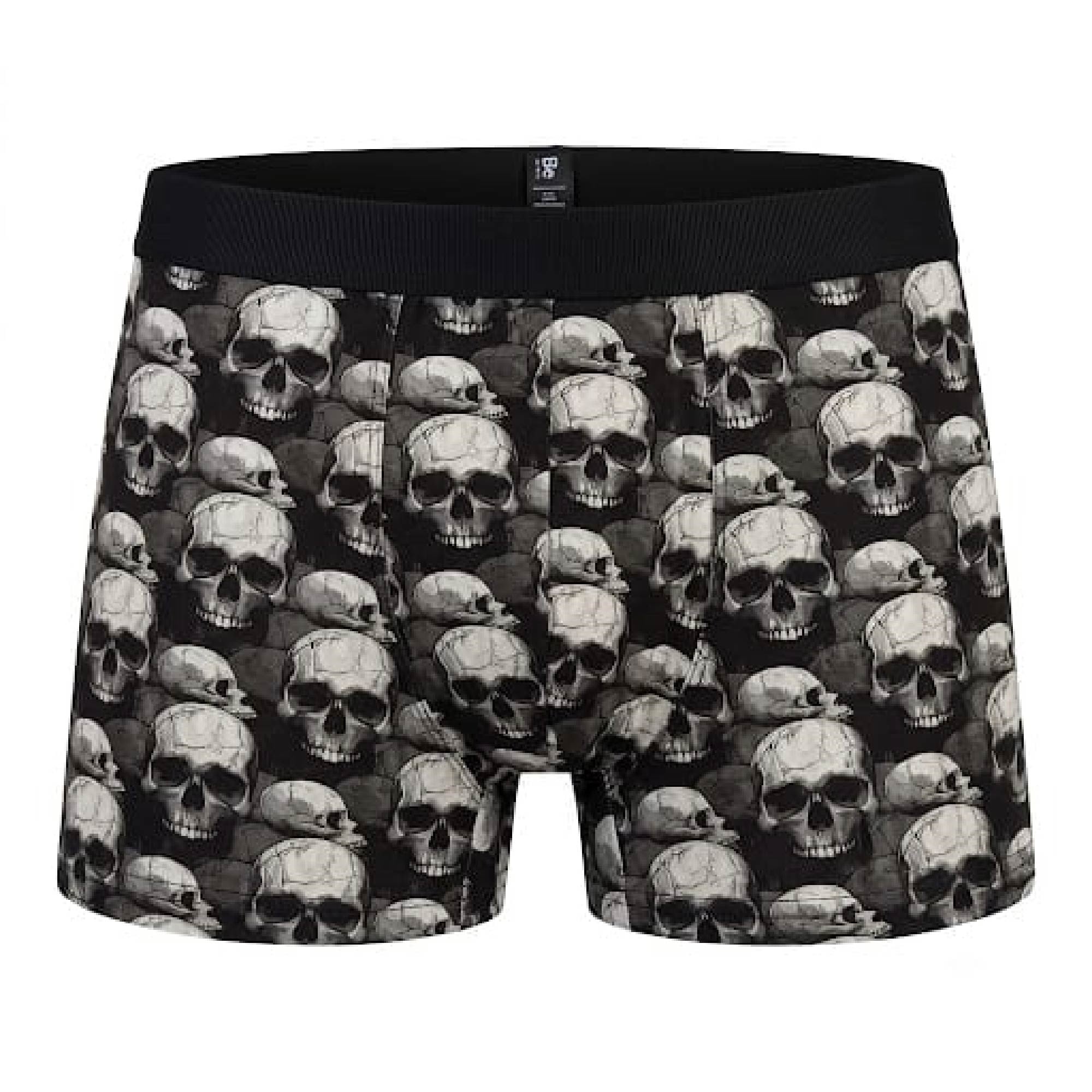 Berrak Erkek Kafatası Desenli Boxer 4431 XLarge