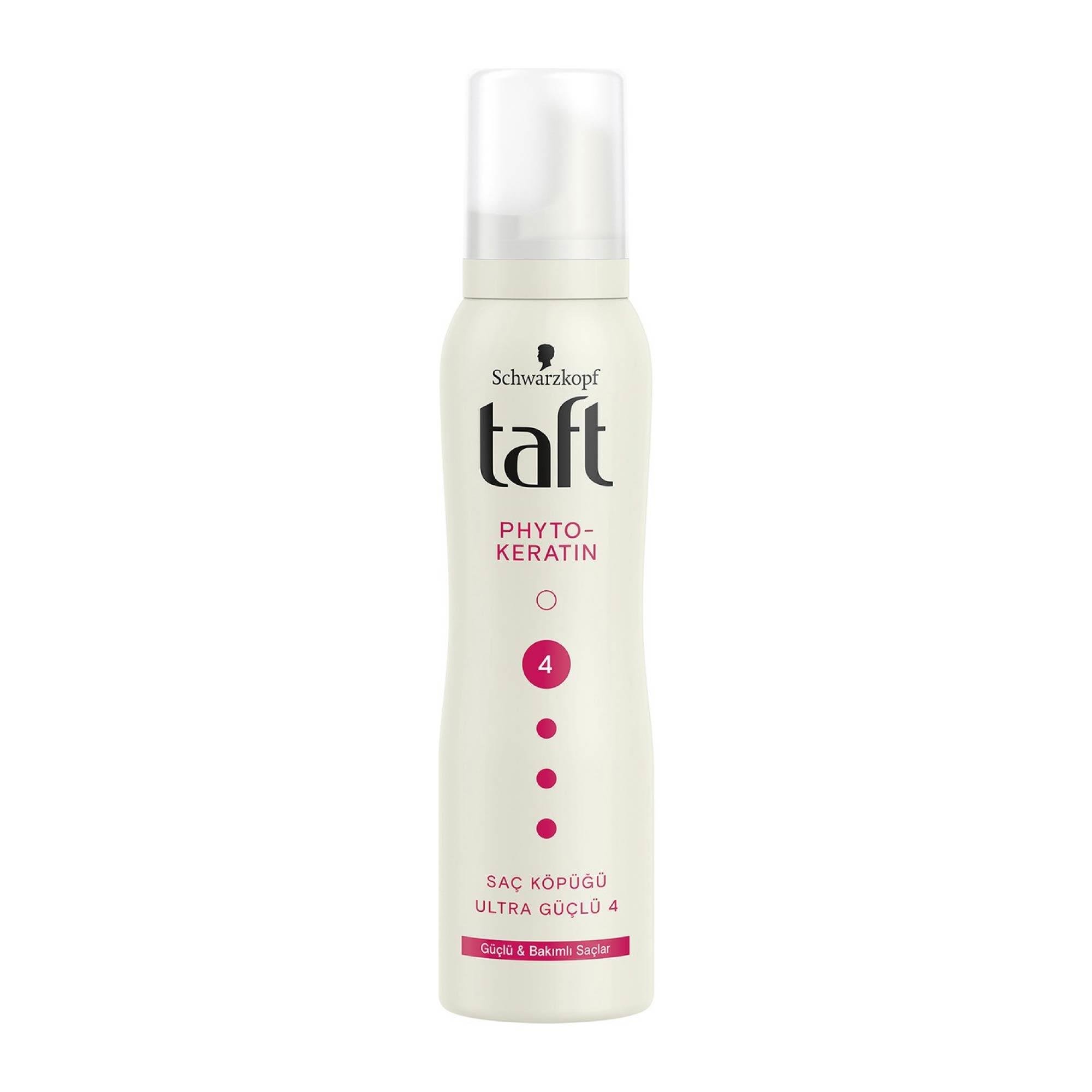 Taft Saç Köpüğü Phyto-Keratin Ultra Güçlü 4 150 ml