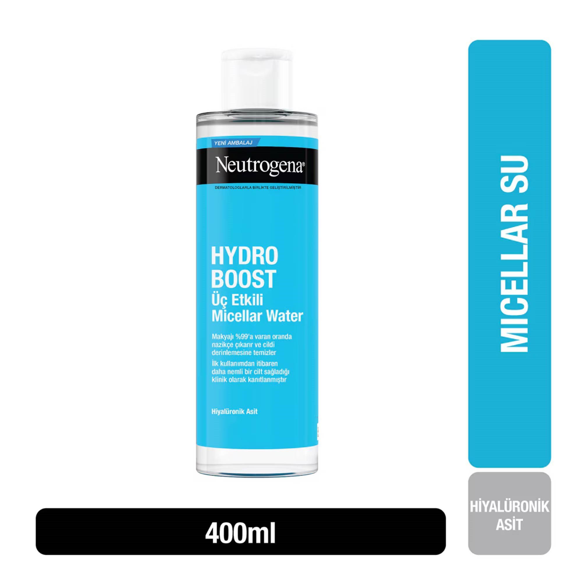 Neutrogena Hydro Boost Üç Etkili Micellar Water Makyaj Temizleme Suyu 400ml