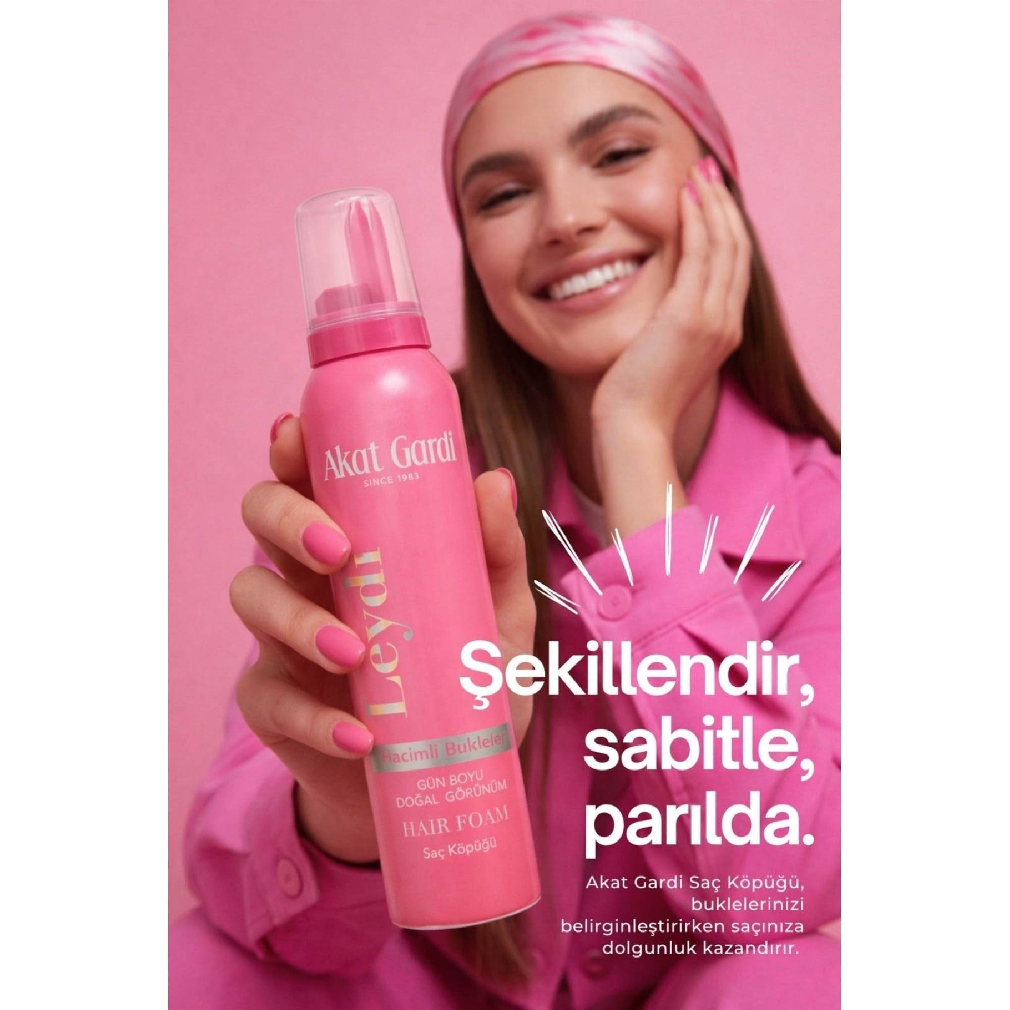 Akat Gardi Saç Köpüğü Hacimli Bukleler Leydi 200ml