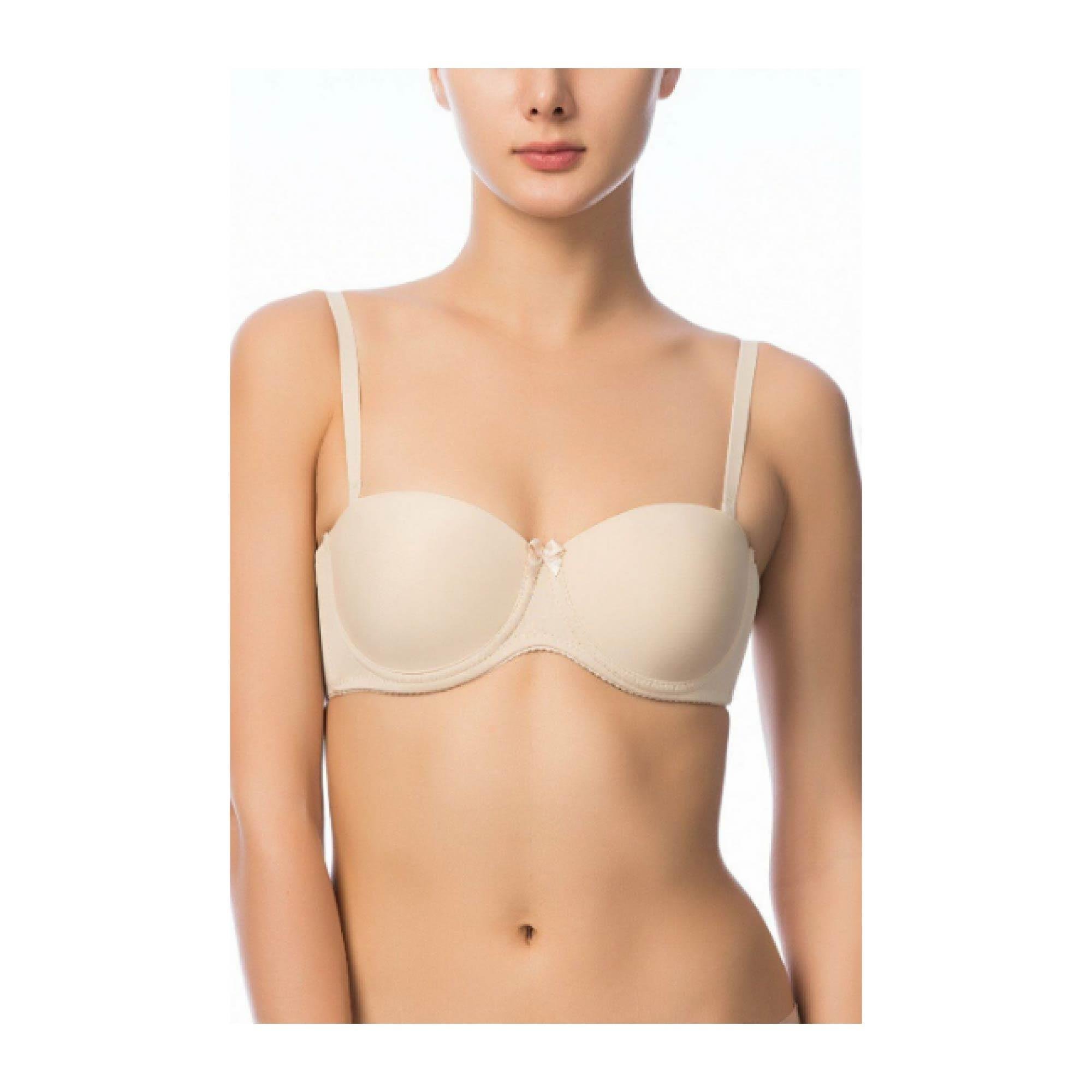 NBB Kadın Dolgusuz Straplez Sütyen Ten /85 3510