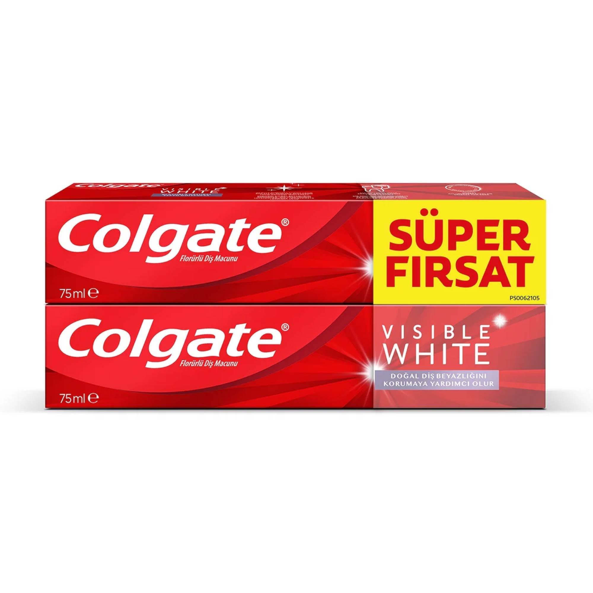 Colgate Aktif Beyazlık Diş Macunu 2 x 75 ml
