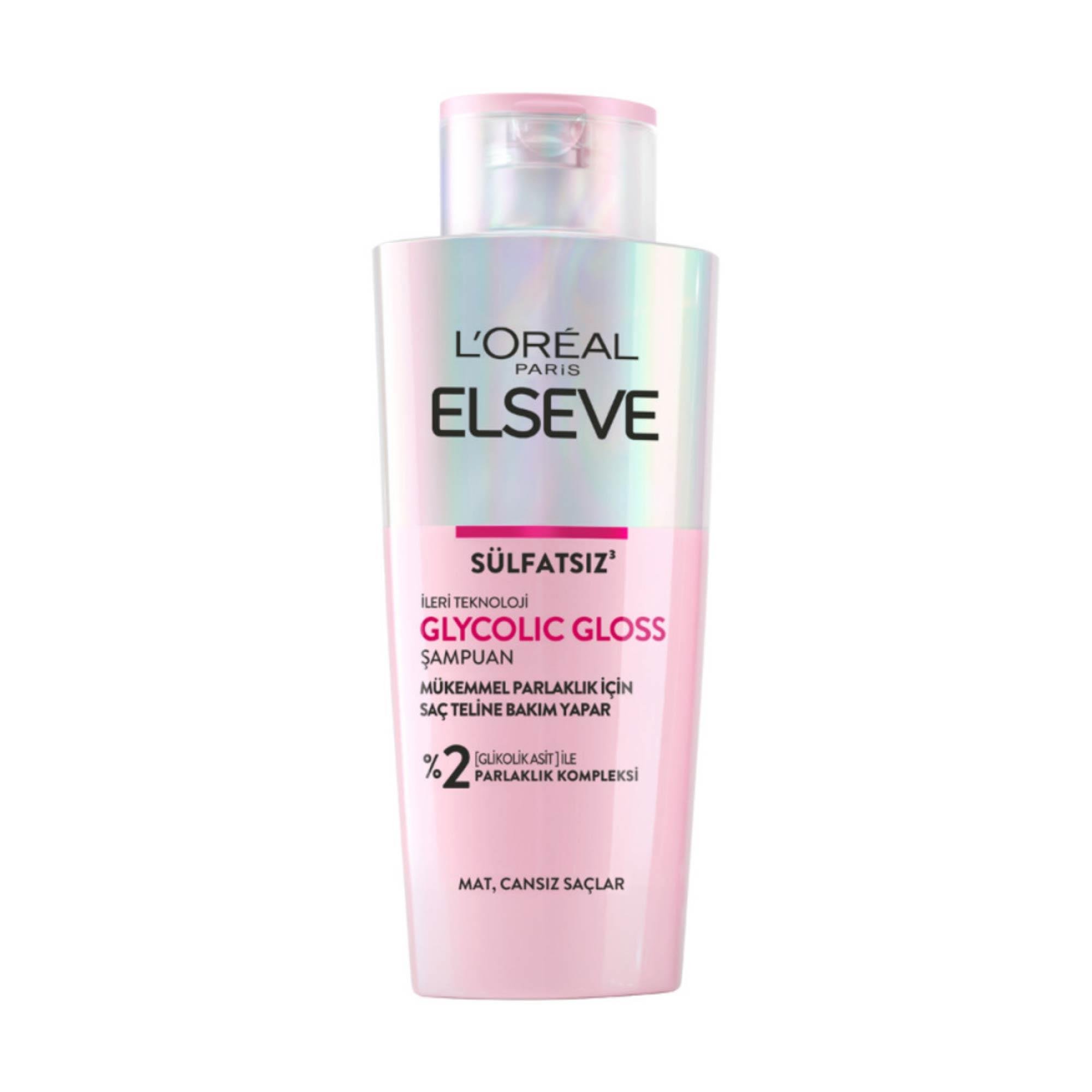 Elseve Glycolic Gloss Bakım Yapan Şampuan 200 Ml