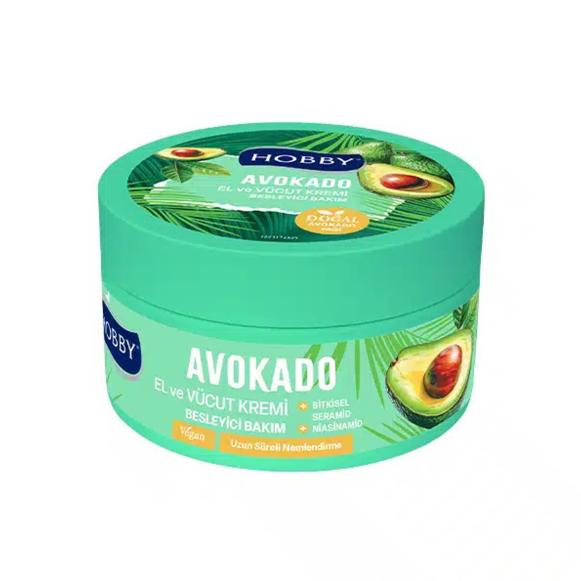 Hobby Avokado El Ve Vücut Kremi Besleyici Bakım 250 ml
