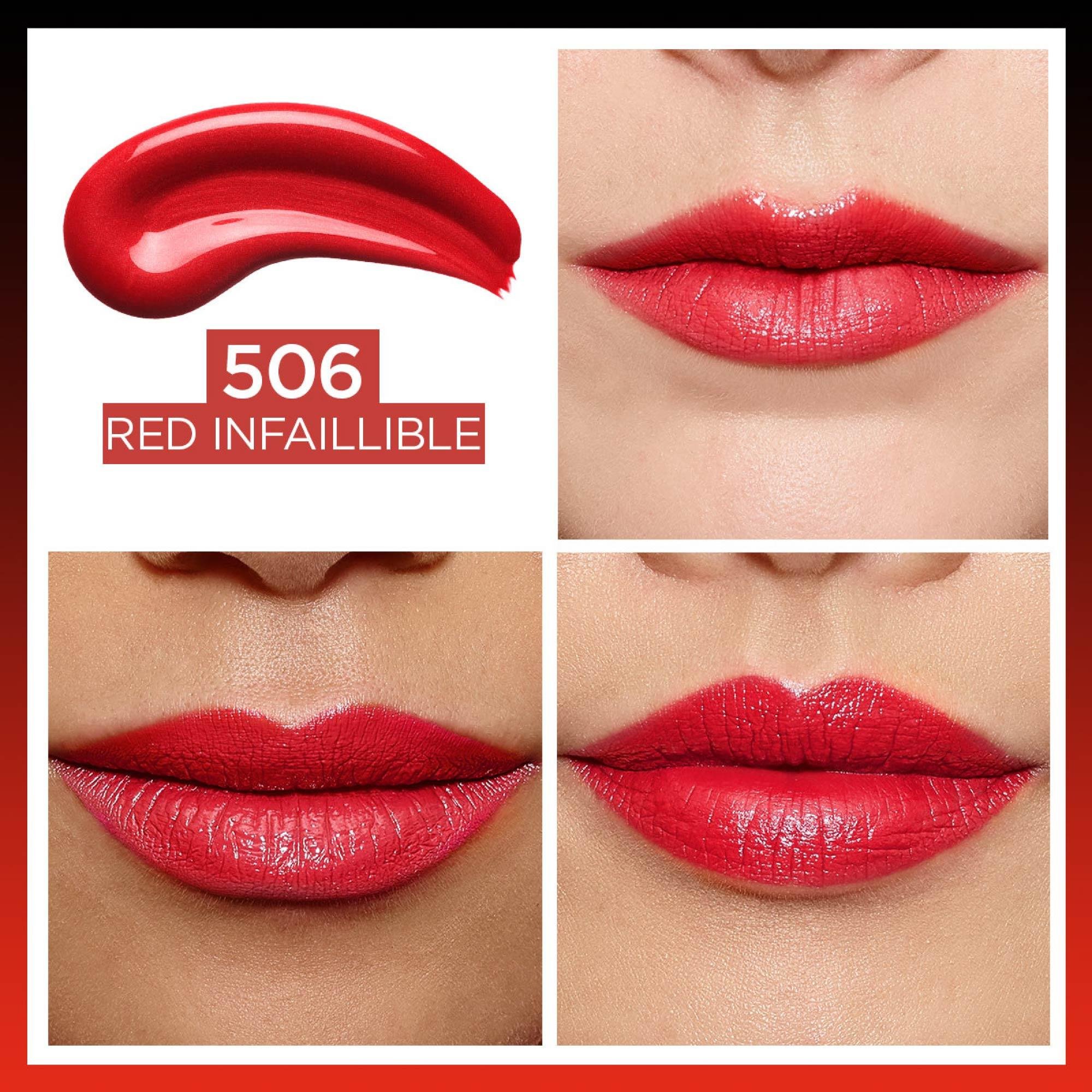 Loreal Paris Infailible 24 Hr Kalıcı Likit Ruj & Balm 506 Red Infallible