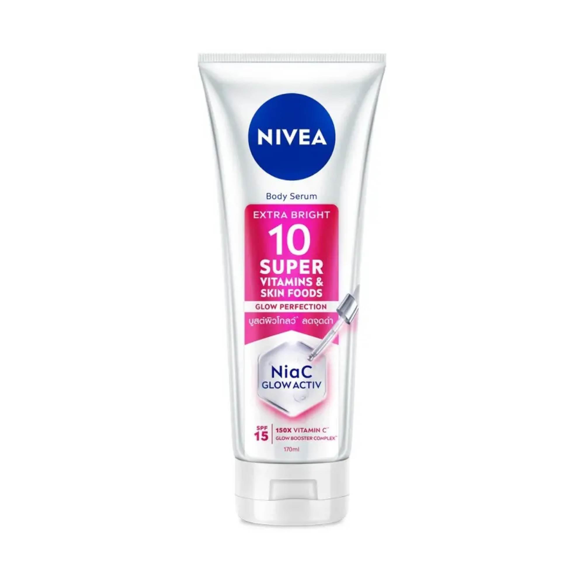 Nivea Super10 Serum Etkili Aydınlatıcı ve Nemlendirici Vücut Losyonu 170 ml