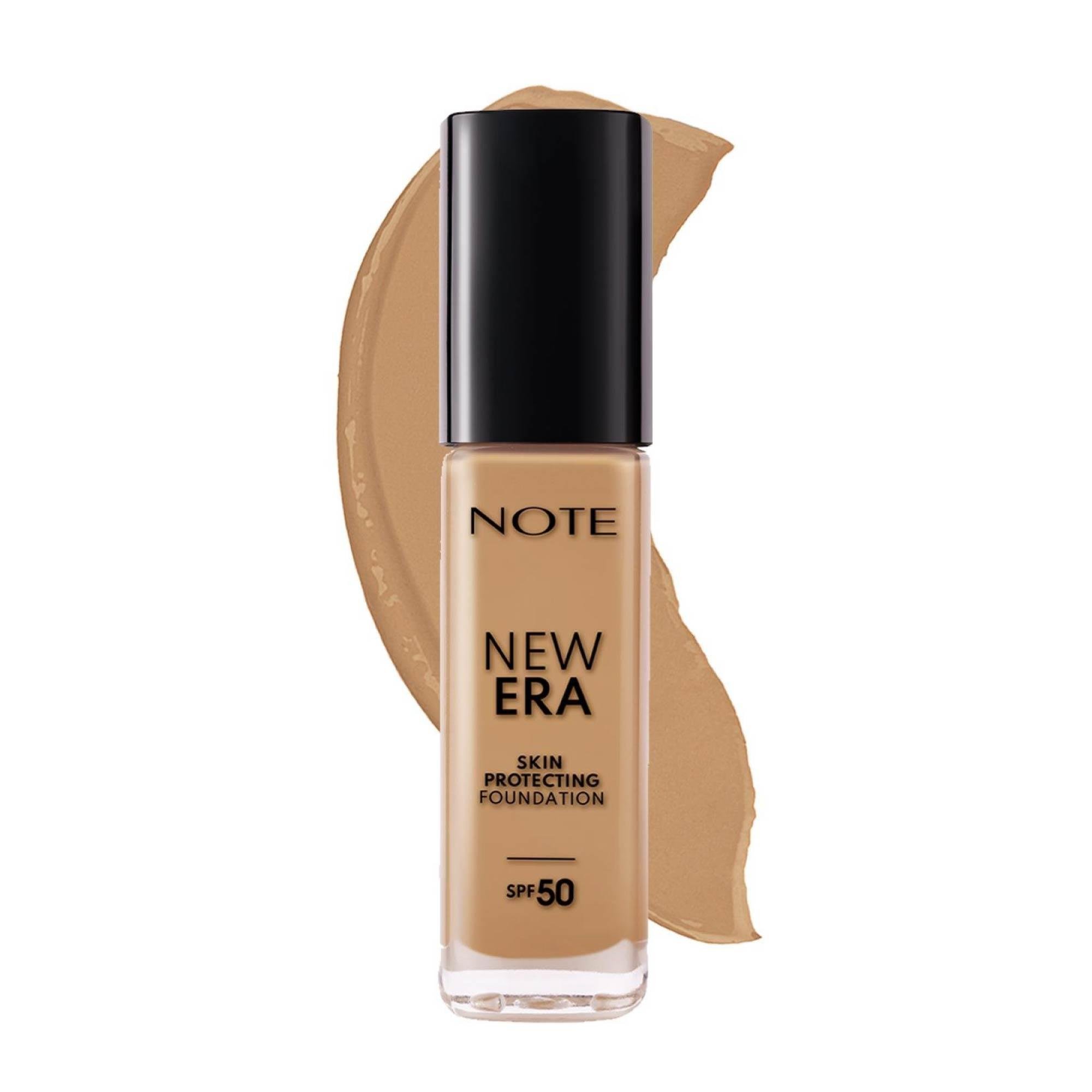 Note New Era Skin Protecting Fondöten 180 Dark Honey  SPF + 50 30 ml	