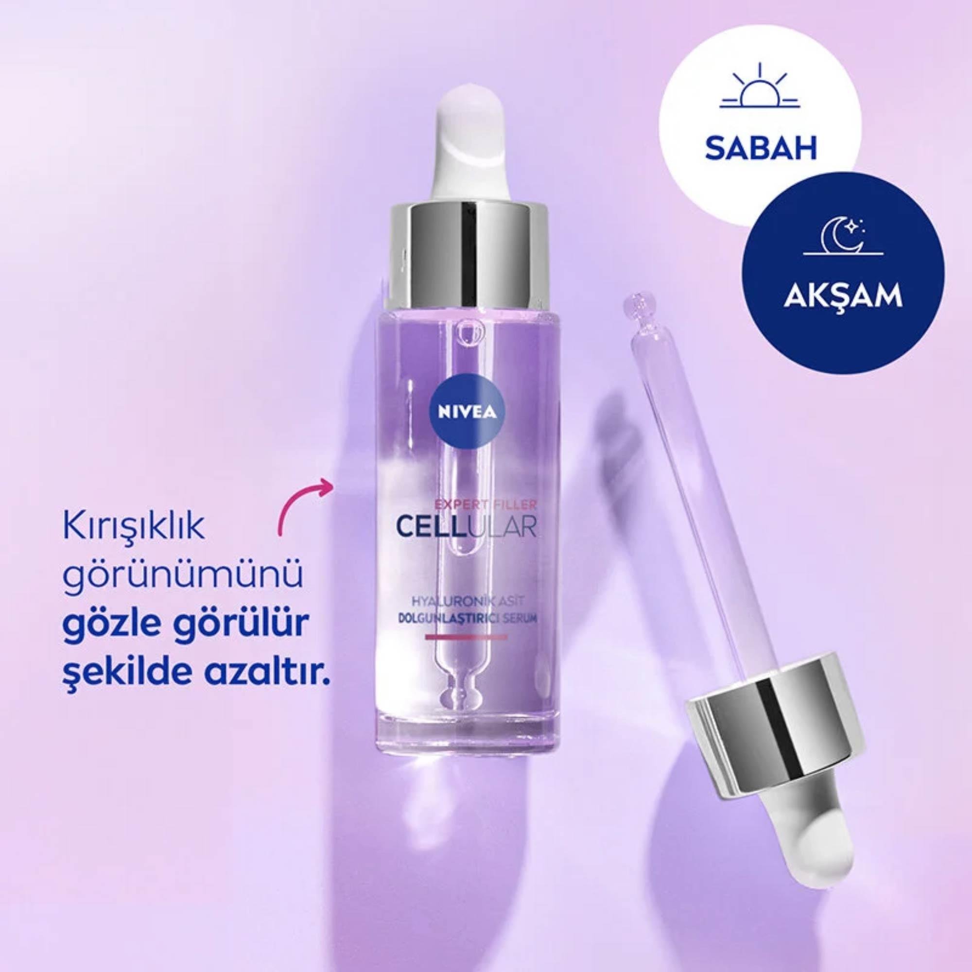 Nivea Cellular Expert Hyaluronik Asit Dolgunlaştırıcı Serum 30 ml