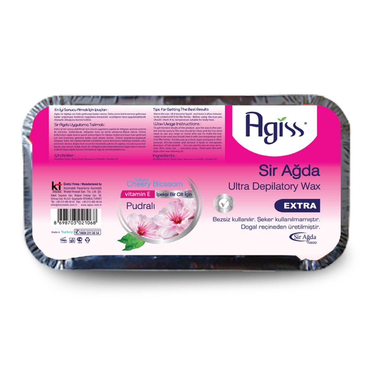 Agiss Sir El Ağdası Pudralı 500ml