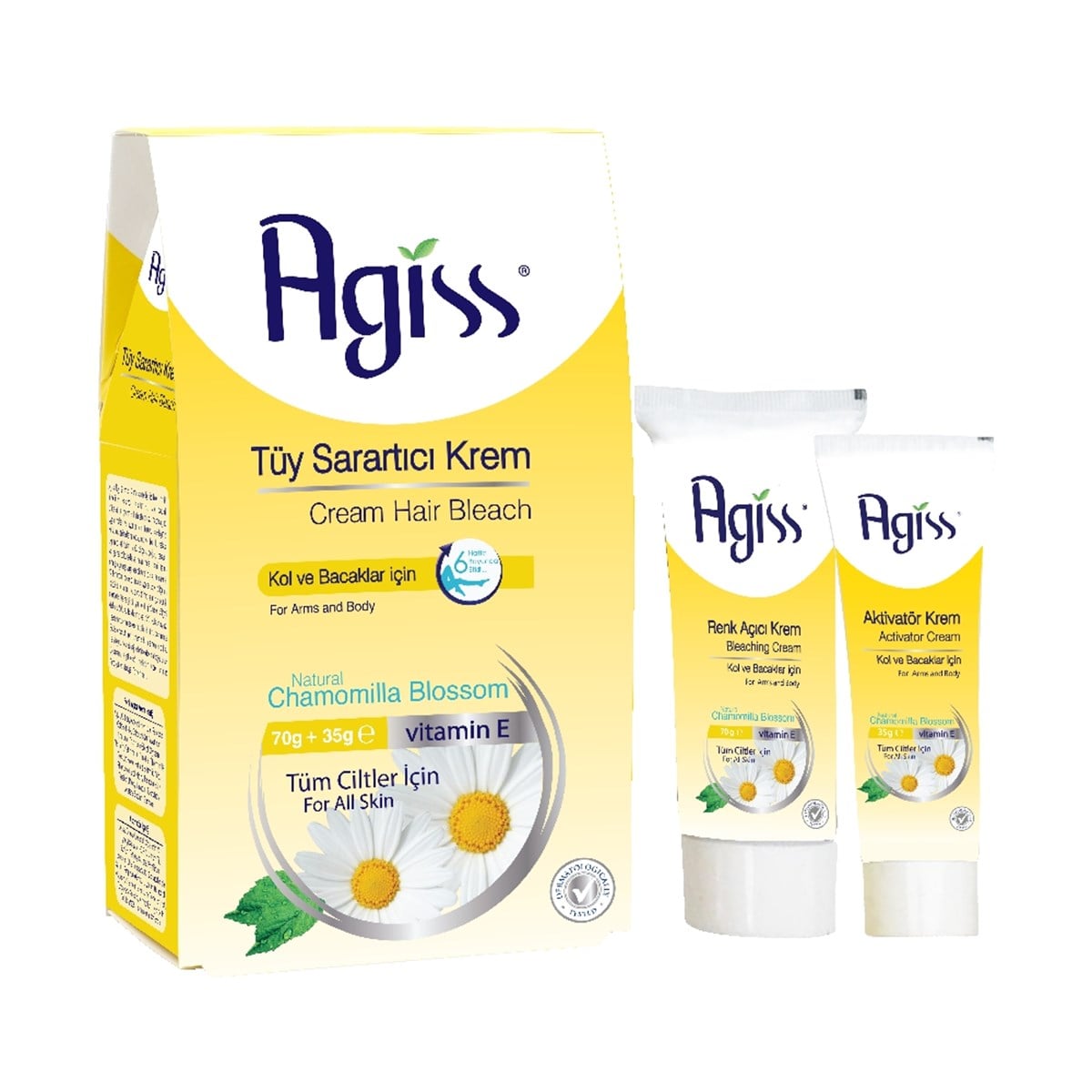 Agiss Tüy Sarartıcı Krem 100 Gr.