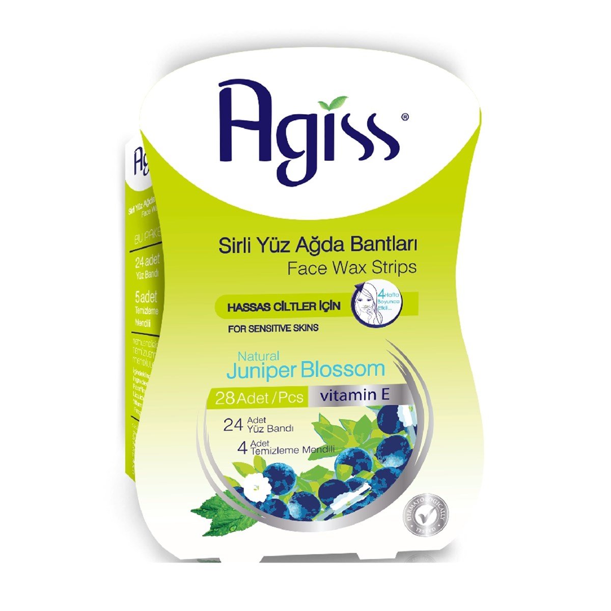 Agiss Sir Yüz Ağda Bandı Hassas Cilt 28 Adet