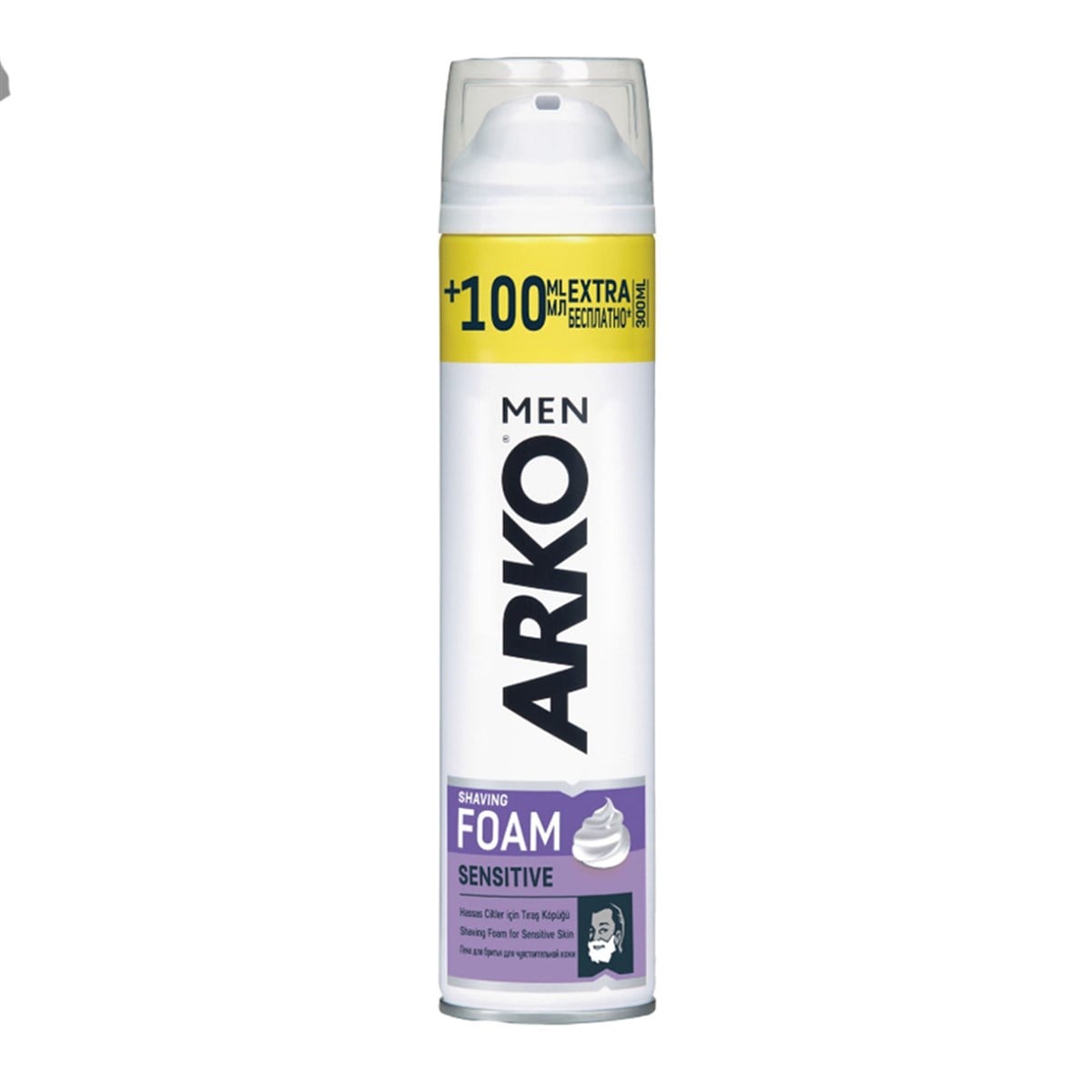 Arko Men Shaving Foam Sensitive Hassas Ciltler İçin Tıraş Köpüğü 300ml