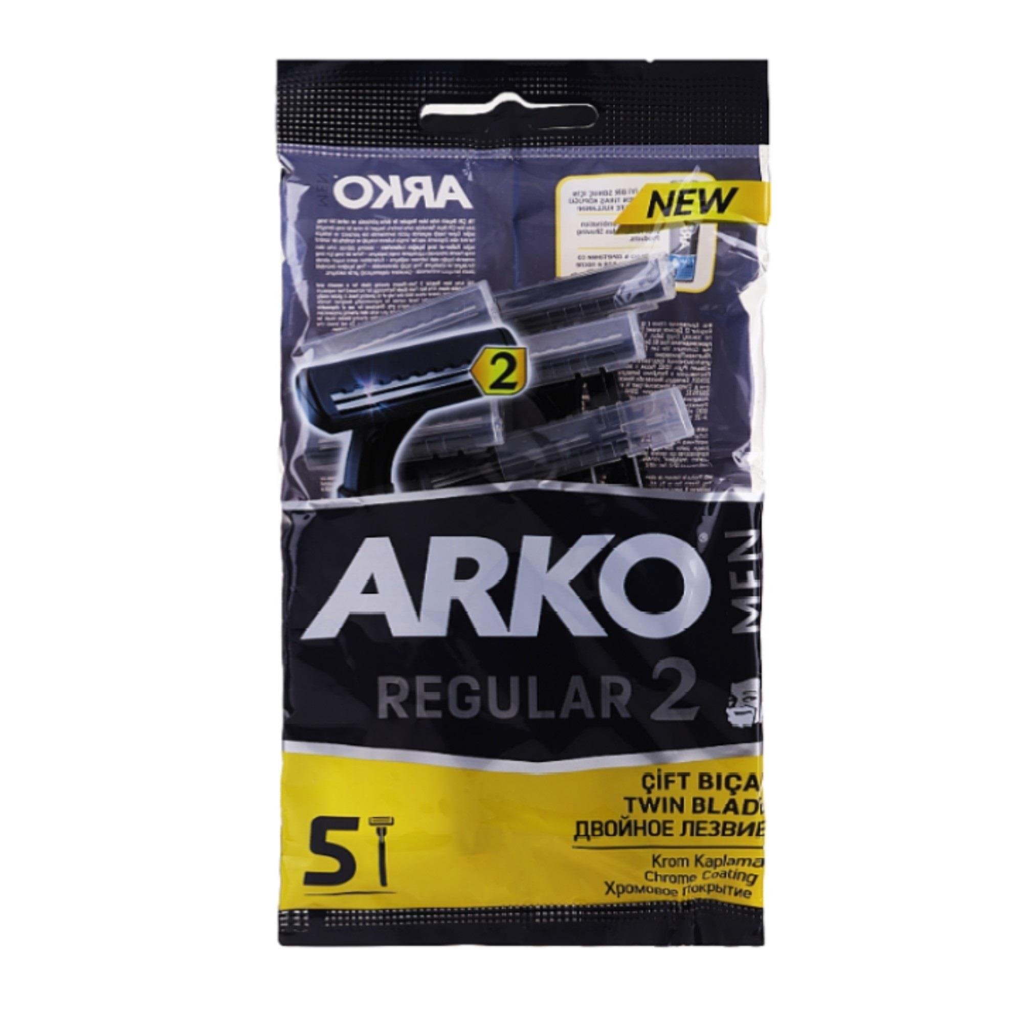 Arko Men Tıraş Bıçağı Regular 2 Çift Bıçak 5'li
