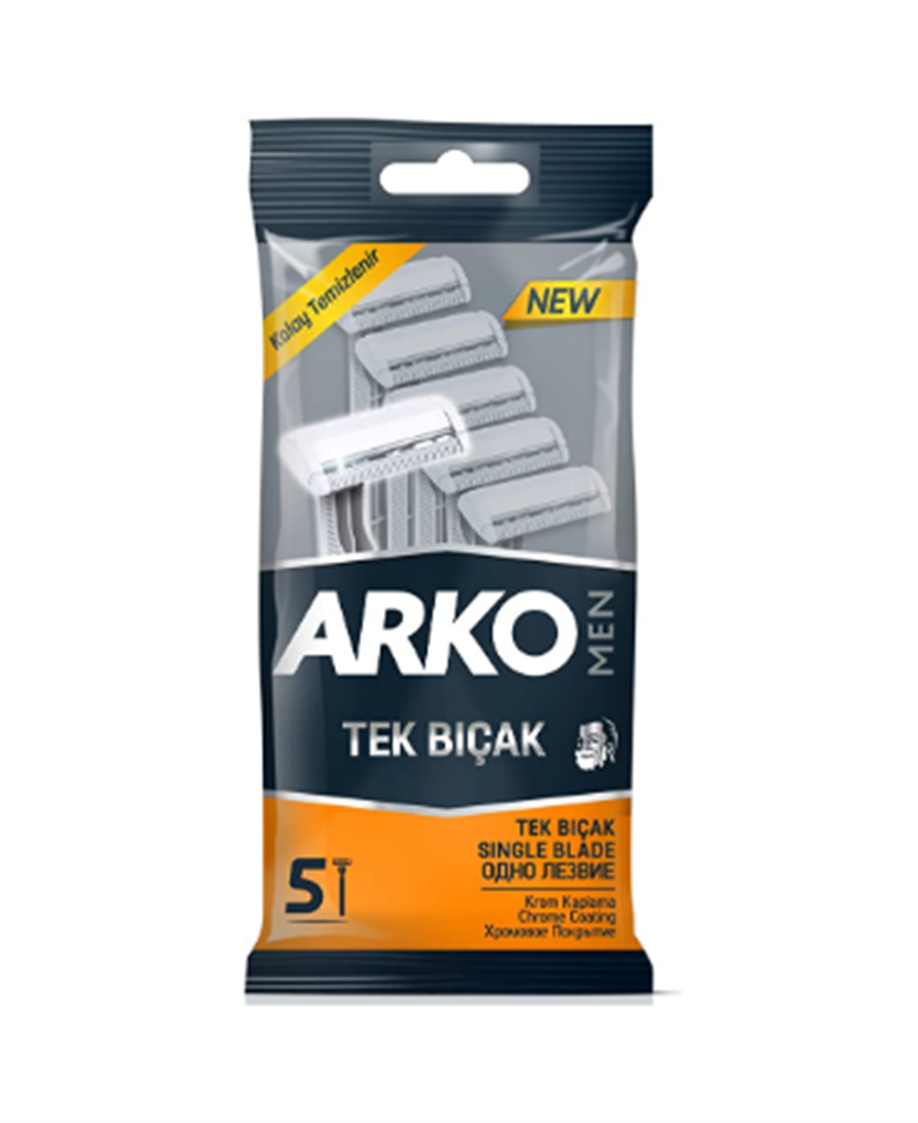 Arko Men Tıraş Bıçağı Tek Bıçak 5 'li