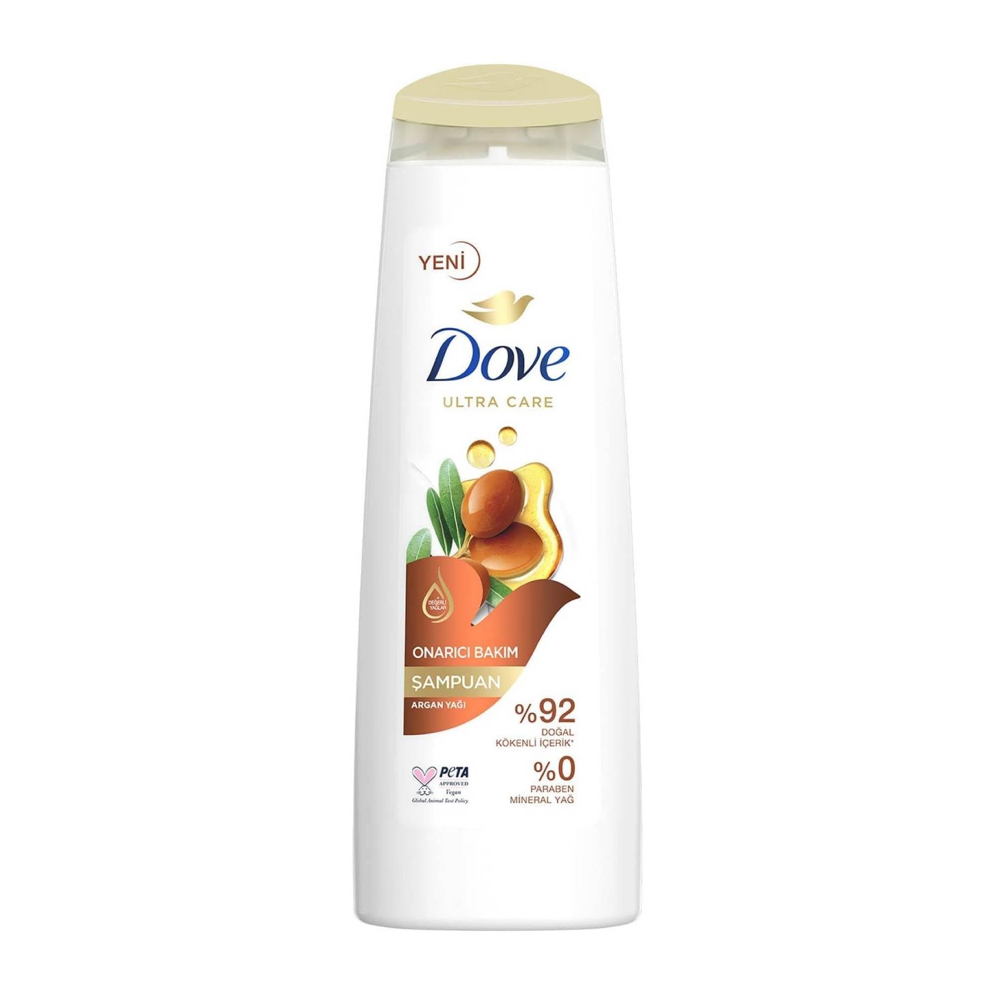 Dove Şampuan Onarıcı Bakım ve Argan Yağı Özlü 400 ml