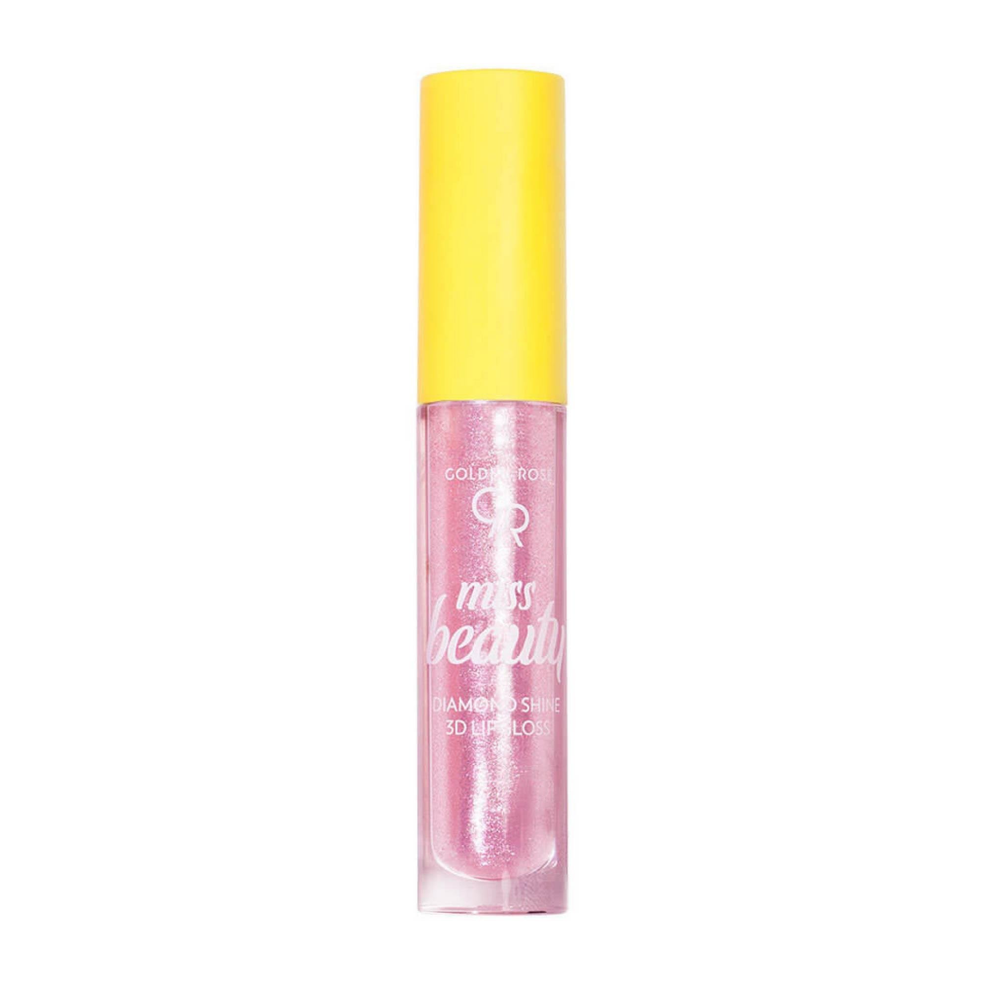 Golden Rose Miss Beauty  Diamond Shine 3D LipGloss Ruj 01 Pink Trip
