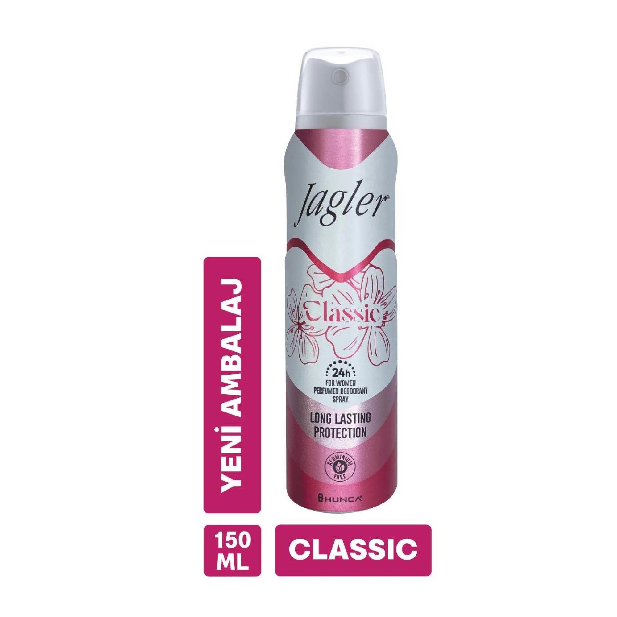 Jagler Deodorant Classic Sprey Kadın 150 ml