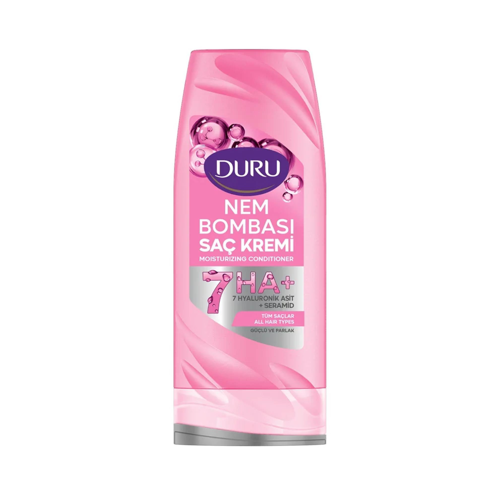Duru Nem Bombası Güçlü & Parlak Saç Kremi 385 ml