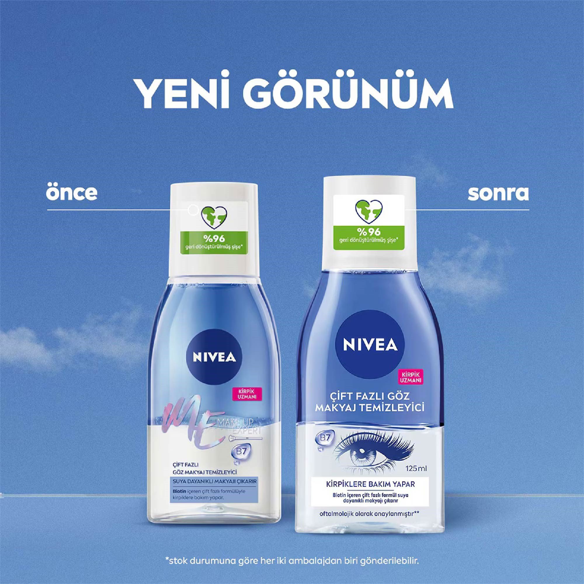 Nivea Çift Etkili Göz Makyaj Temizleyici 125 Ml