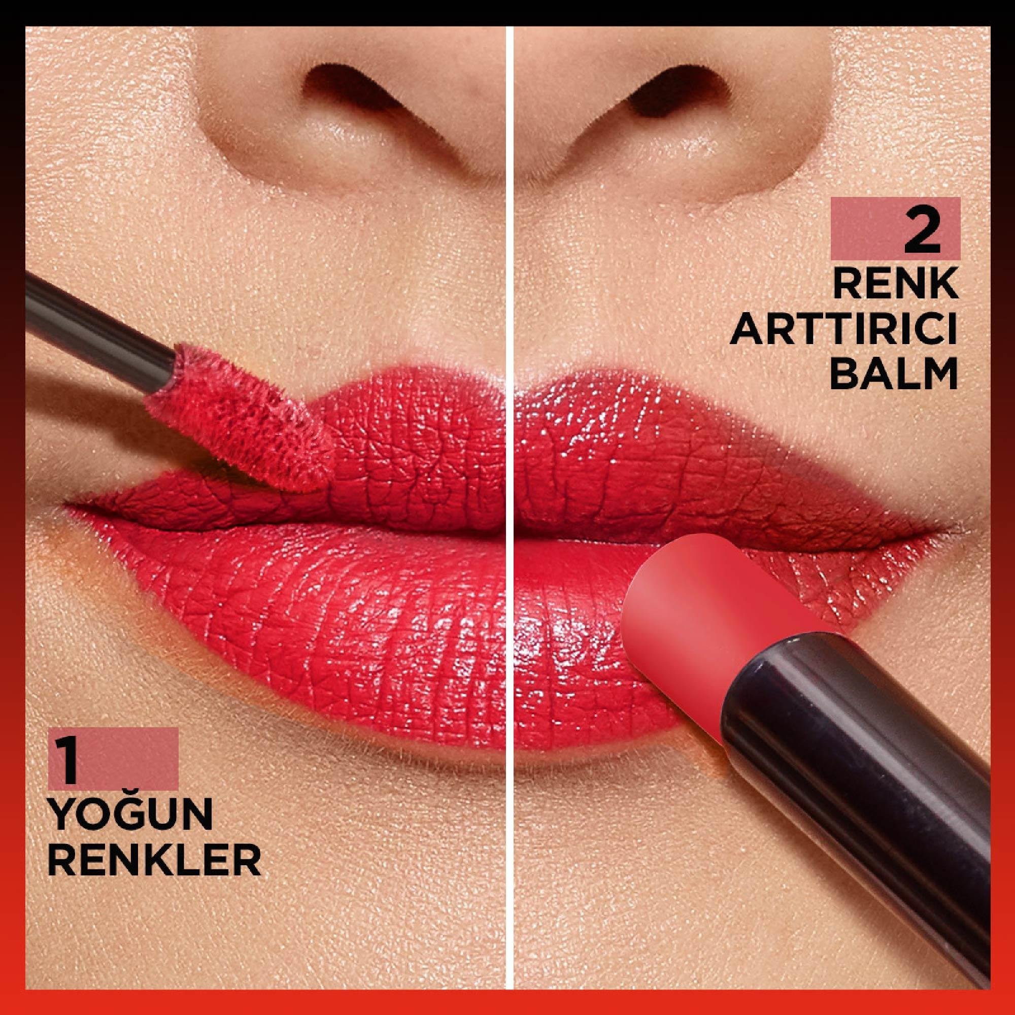 Loreal Paris Infailible 24 Hr Kalıcı Likit Ruj & Balm 506 Red Infallible