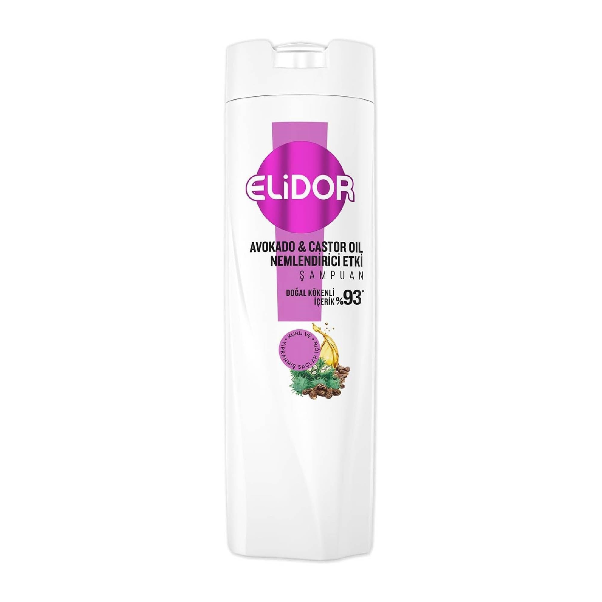  Elidor Şampuan Avokado ve Castor Oil Nemlendirici Etki 350 ml 