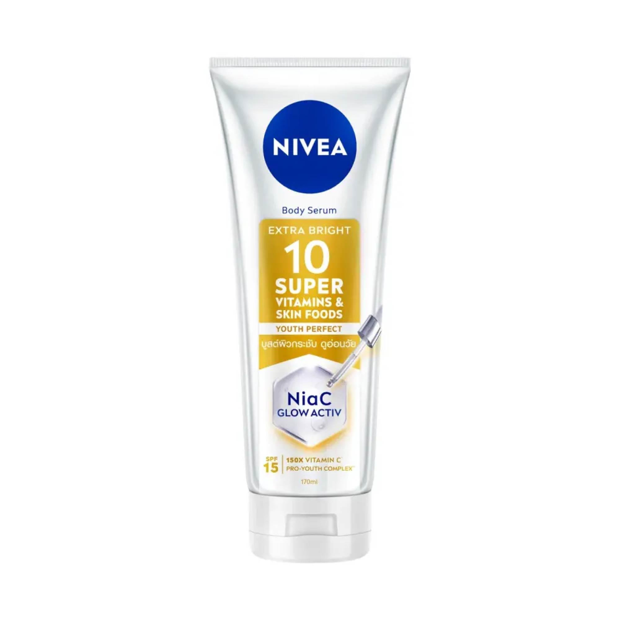 Nivea Super10 Serum Etkili Aydınlatıcı ve Sıkılaştırıcı Vücut Losyonu 170 ml