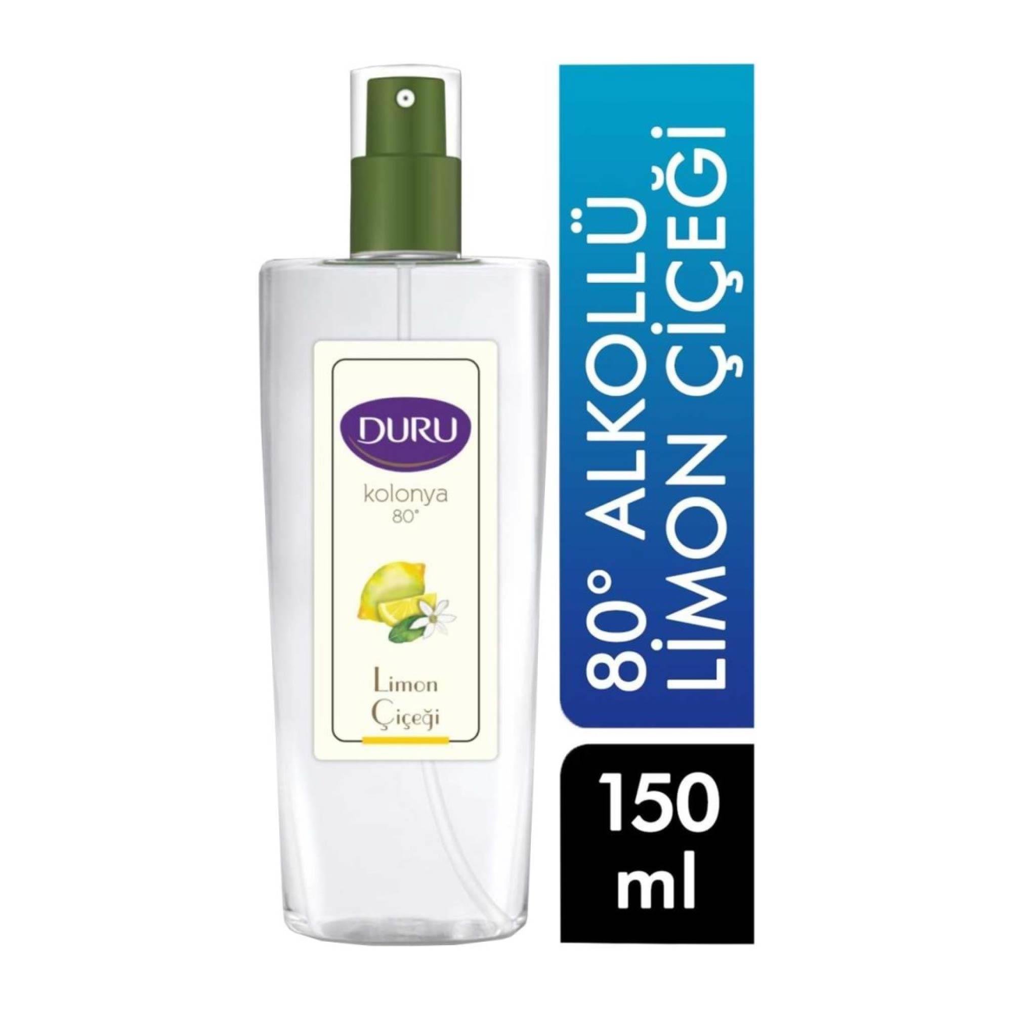 Duru Limon Çiçeği Sprey Kolonyası 80˚ 150ml