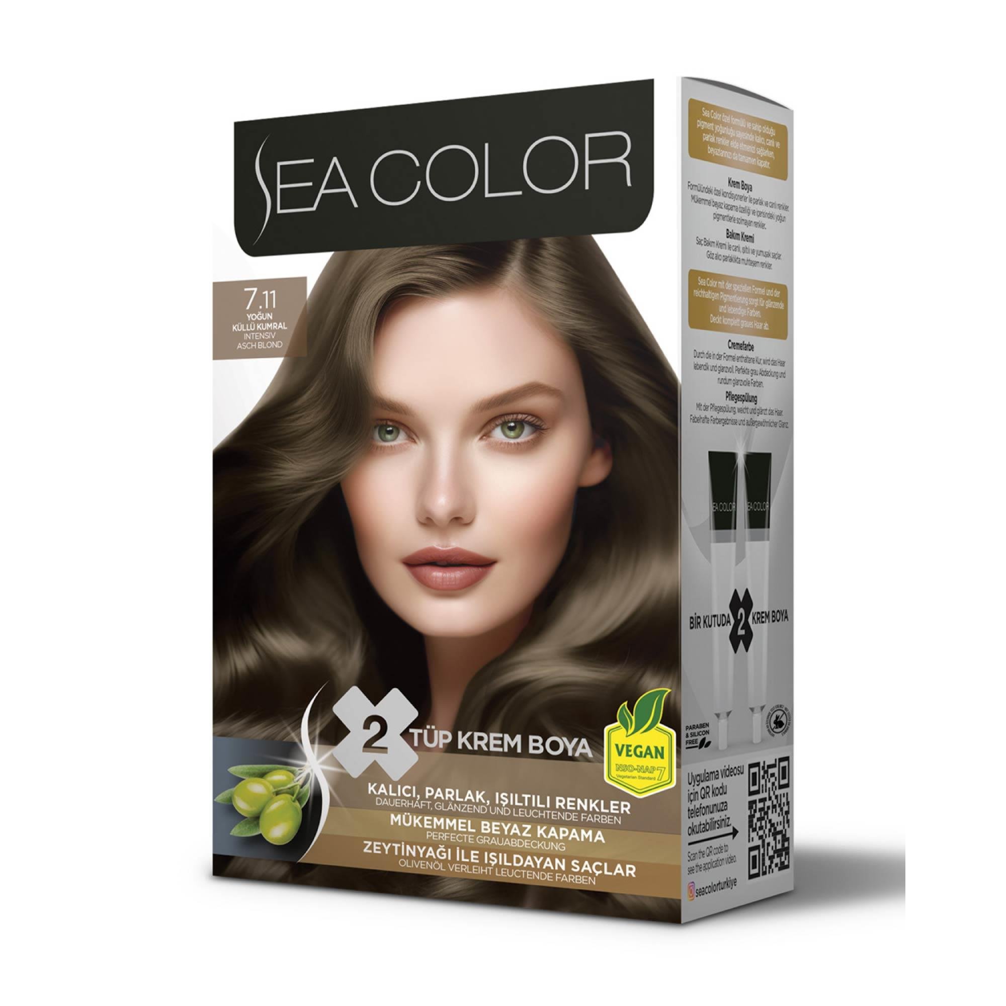 Sea Color Set Boya 7.11 Yoğun Küllü Kumral