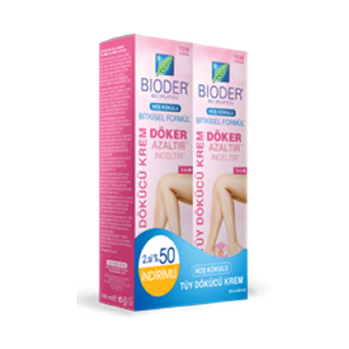 Bioder Tüy Dökücü Krem Kadınlar İçin 100ml+Bioder Tüy Dökücü Krem Kadınlar İçin 100ml