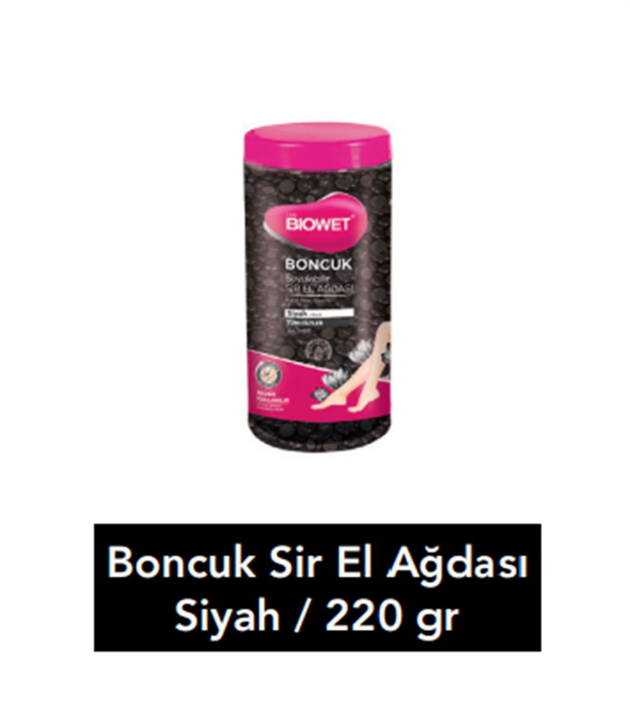 Biowet Boncuk Soyulabilir Sir El Ağdası Kavanoz Siyah 220 gr