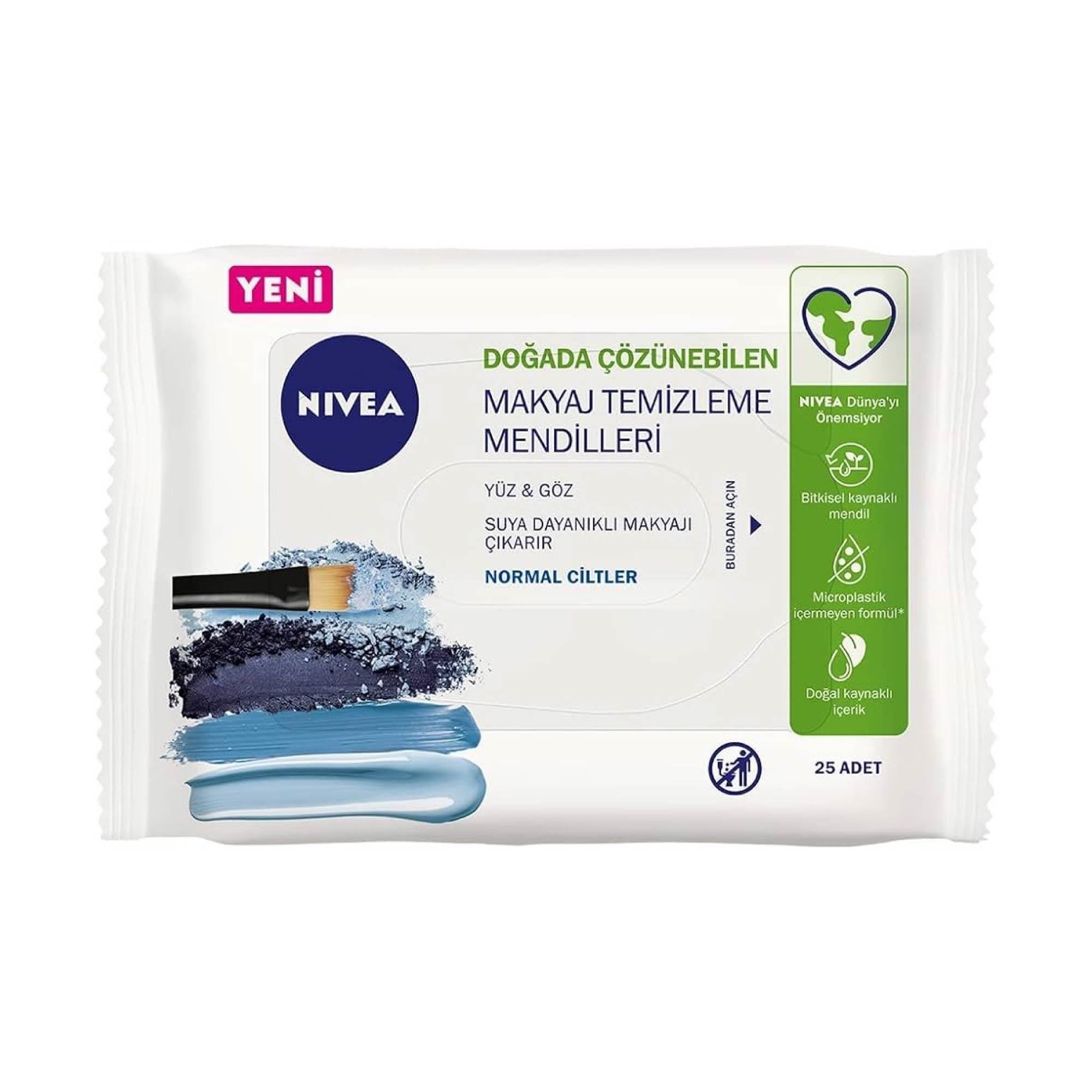 Nivea Makyaj Temizleme Mendili 3 in 1 Nomal Ciltler 25 Adet
