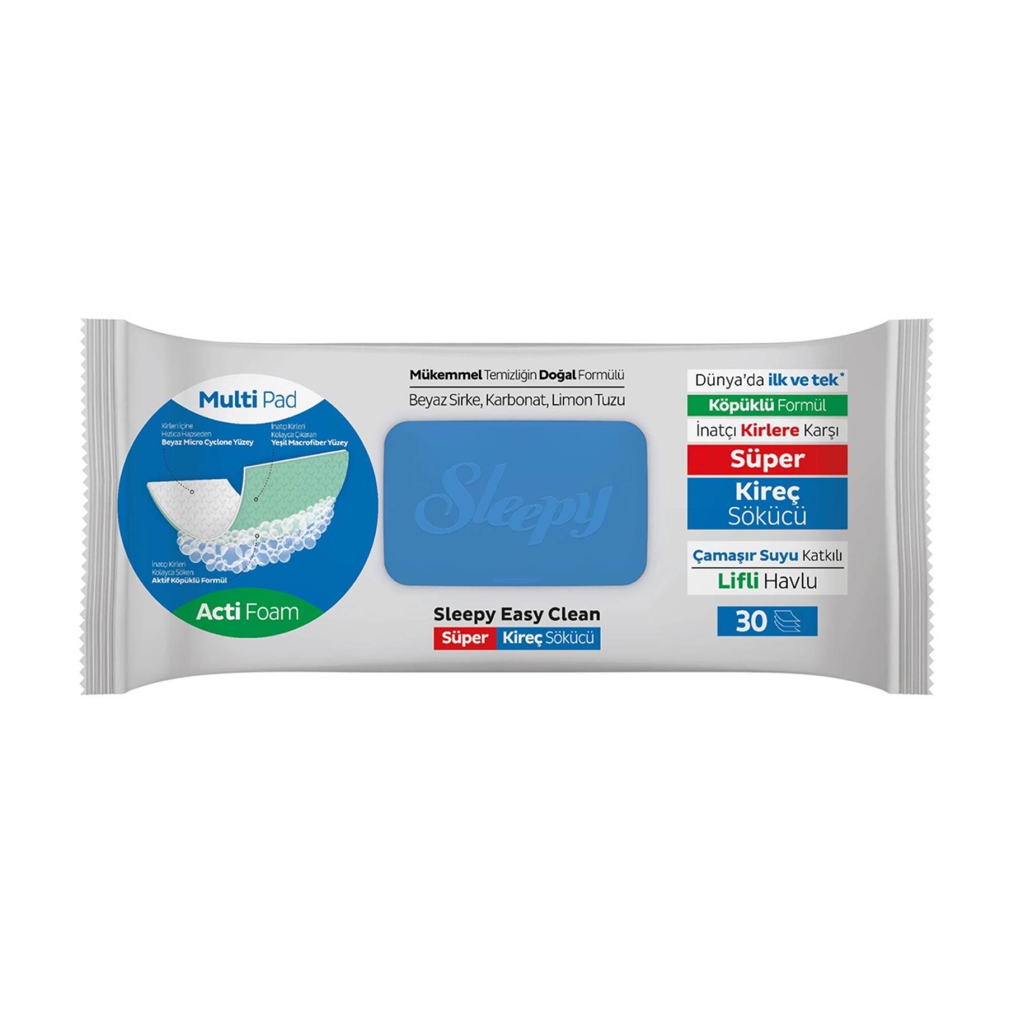 Sleepy Kireç Sökücü Yüzey Temizlik Havlusu 30'lu