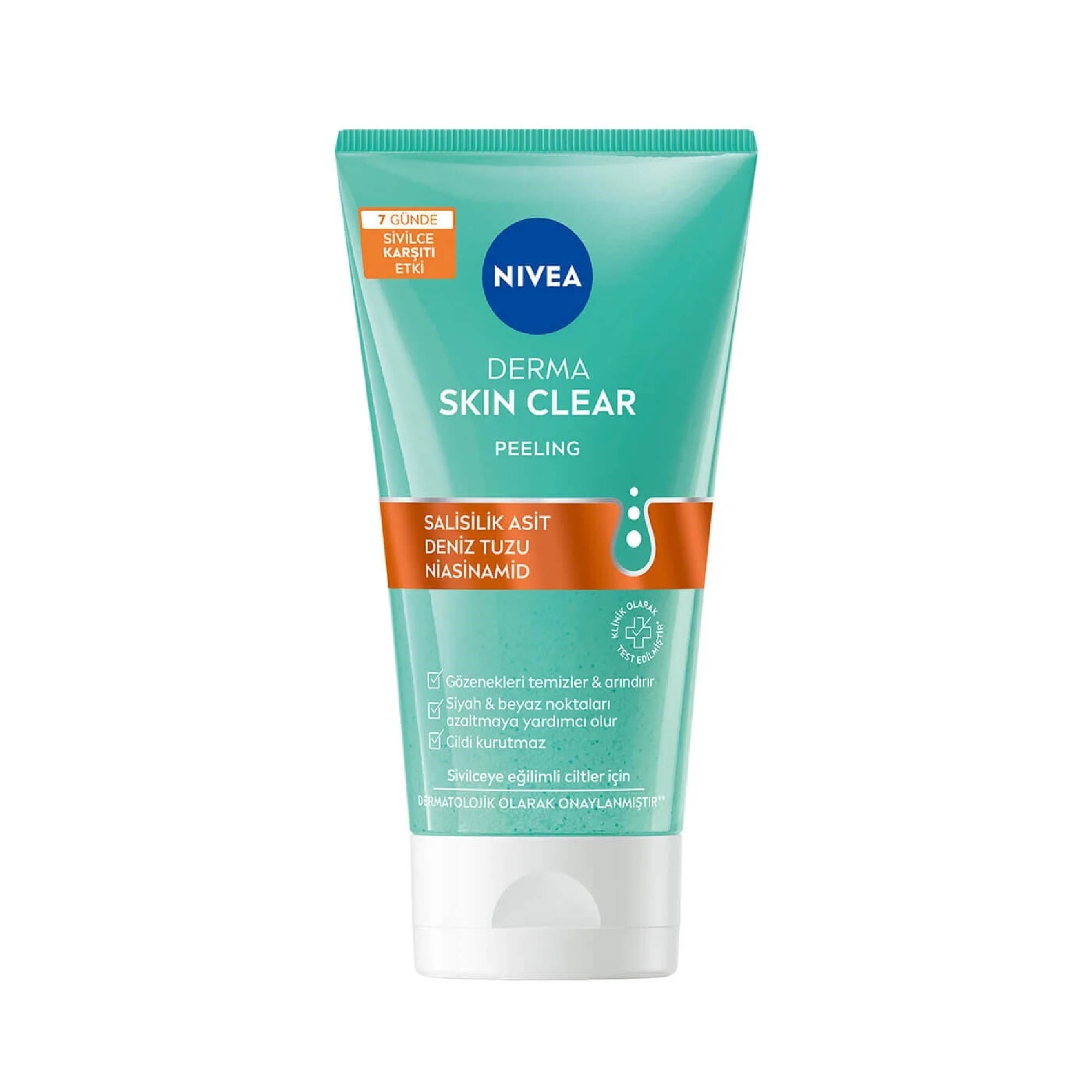 Nivea Derma Skin Clear Yüz Temizleme Peeling  Sivilce Karşıtı 150 ml