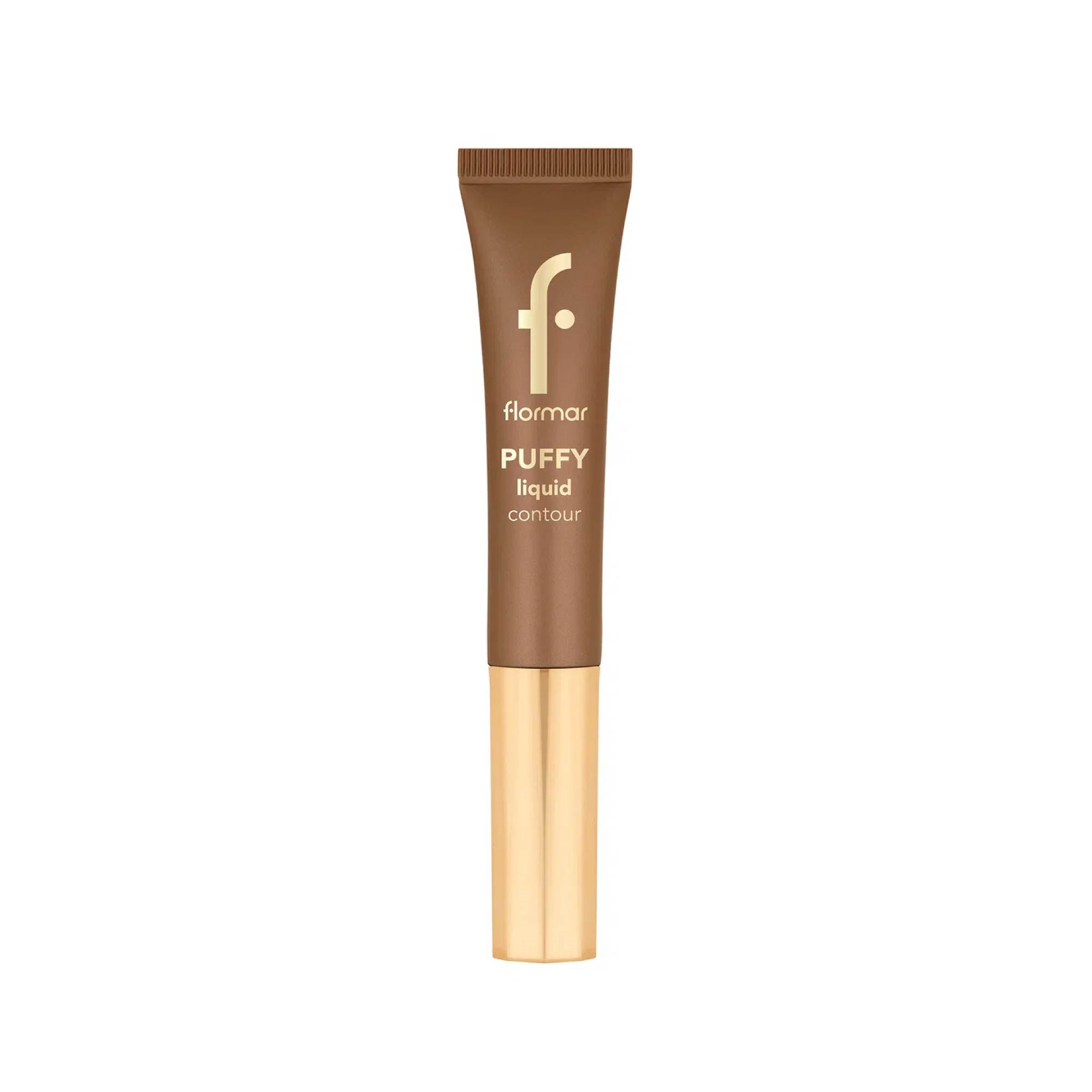 Flormar Puffy Liquid Hafif Yapılı & Sünger Aplikatörlü Yoğunluğu Ayarlanabilir Likit Kontür 003 Deep