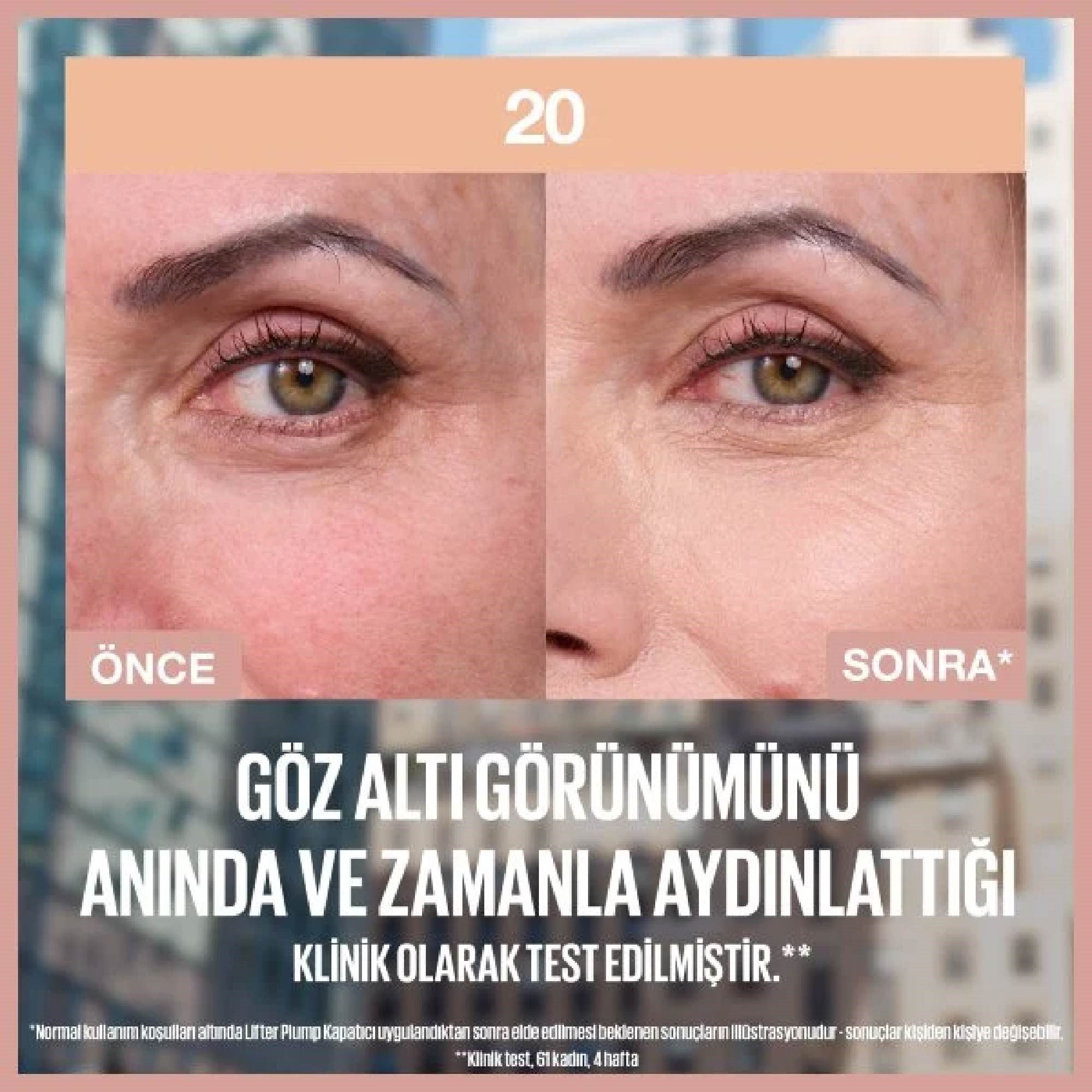 Maybelline Lifter - Nemlendirici ve Aydınlatıcı Etkili Kapatıcı No: 20