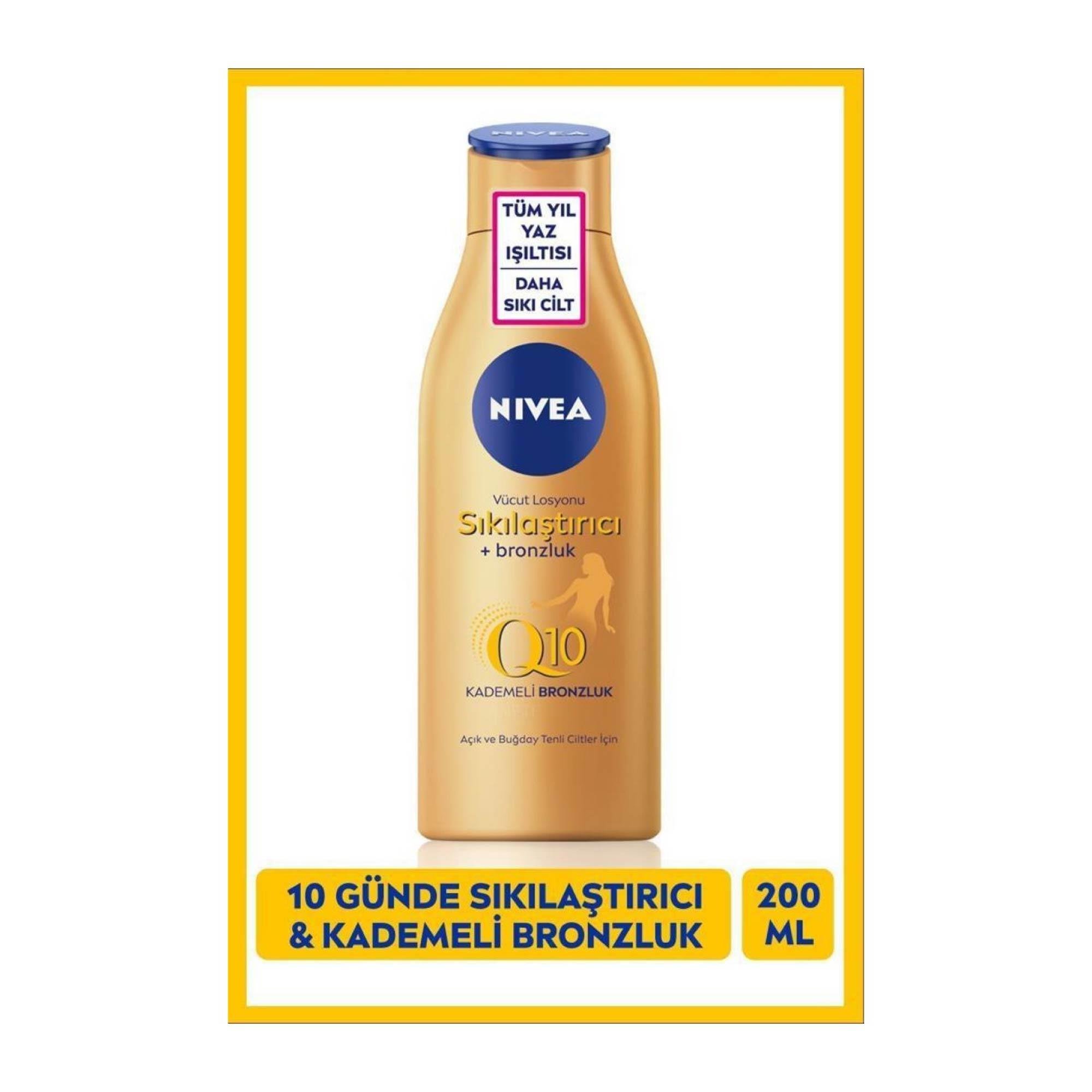 Nivea Vücut Losyonu Q10 Sıkılaştırıcı+Bronzluk 200Ml