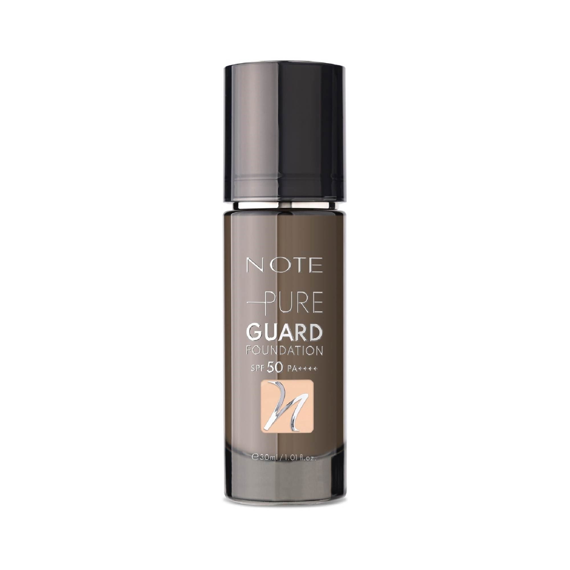 Note Pure Guard Foundation SPF 50 Yoğun Kapatıcı Saten Bitişli Fondöten 110 Pure Beige