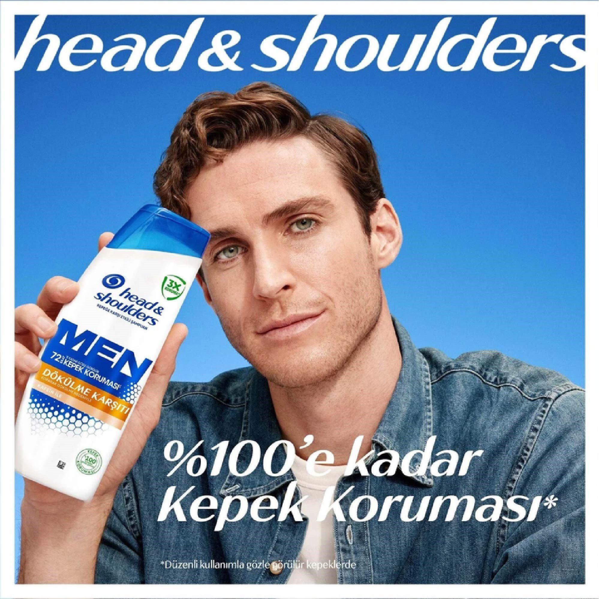 Head & Shoulders Men Dökülme Karşıtı Şampuan Kafein ile Kepeğe Karşı Etkili 330 ml
