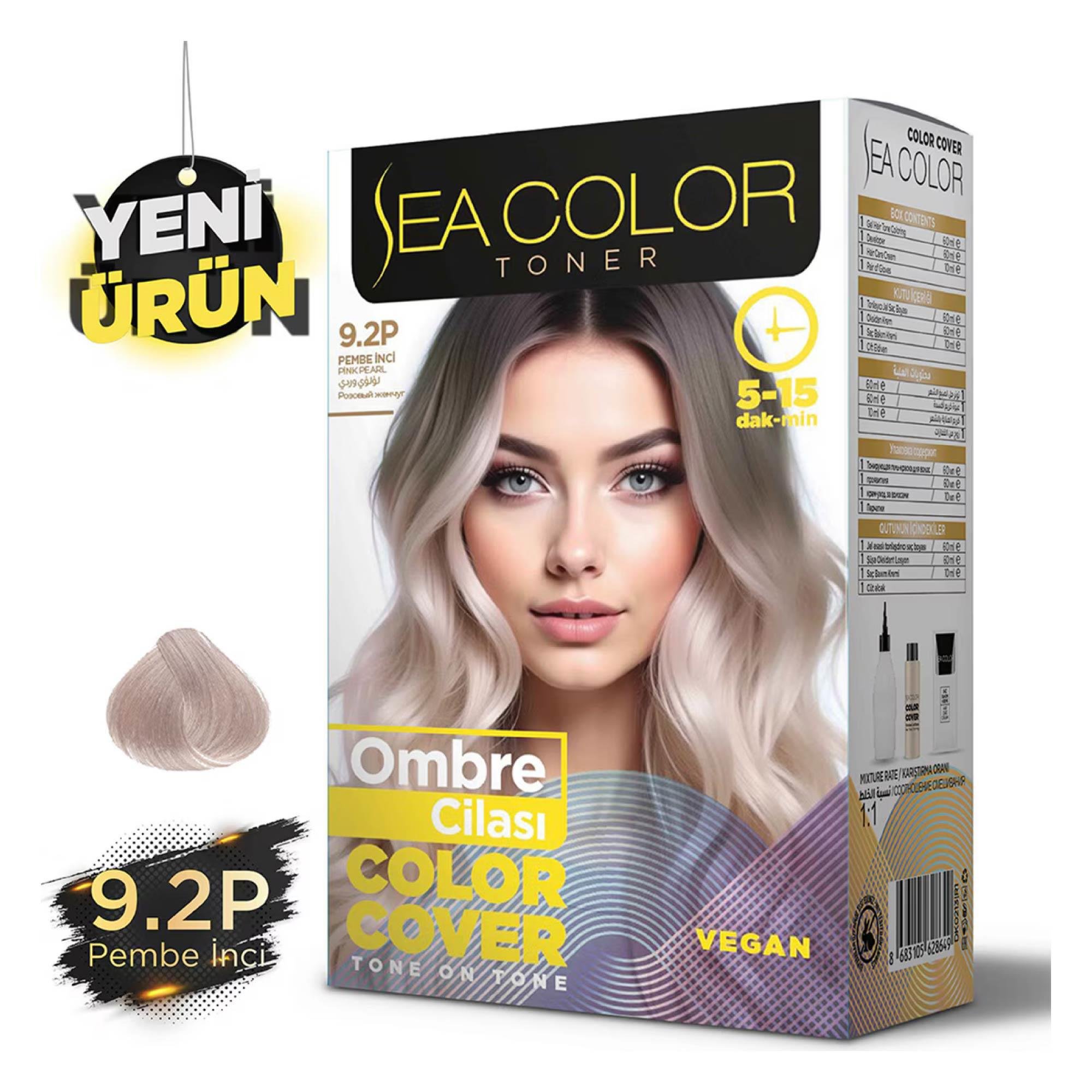 Sea Color Toner Ombre Cilası 9.2P Pembe İnci