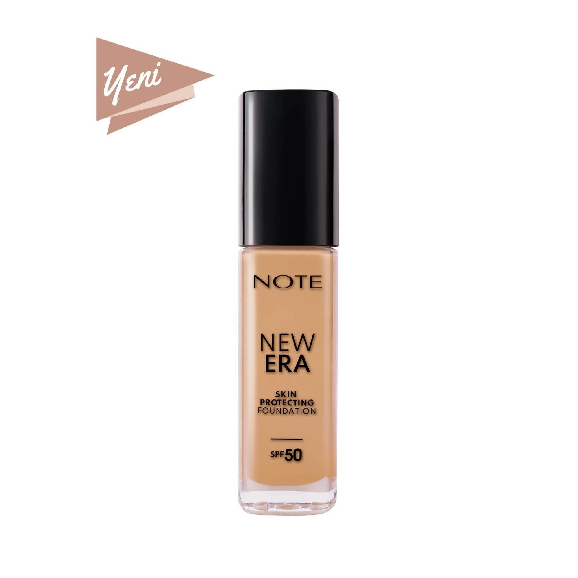 Note New Era Skin Protecting Fondöten 160 Warm Almond SPF + 50 30 ml	