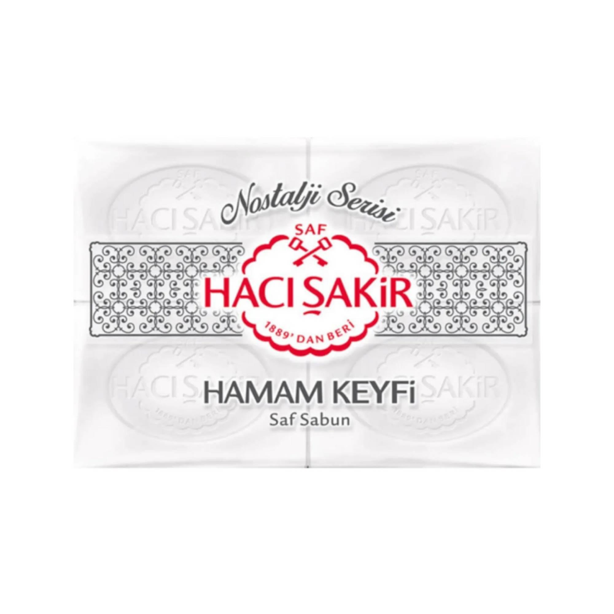 Hacı Şakir Hamam Keyfi Saf Sabun (200x4=800 Gr)